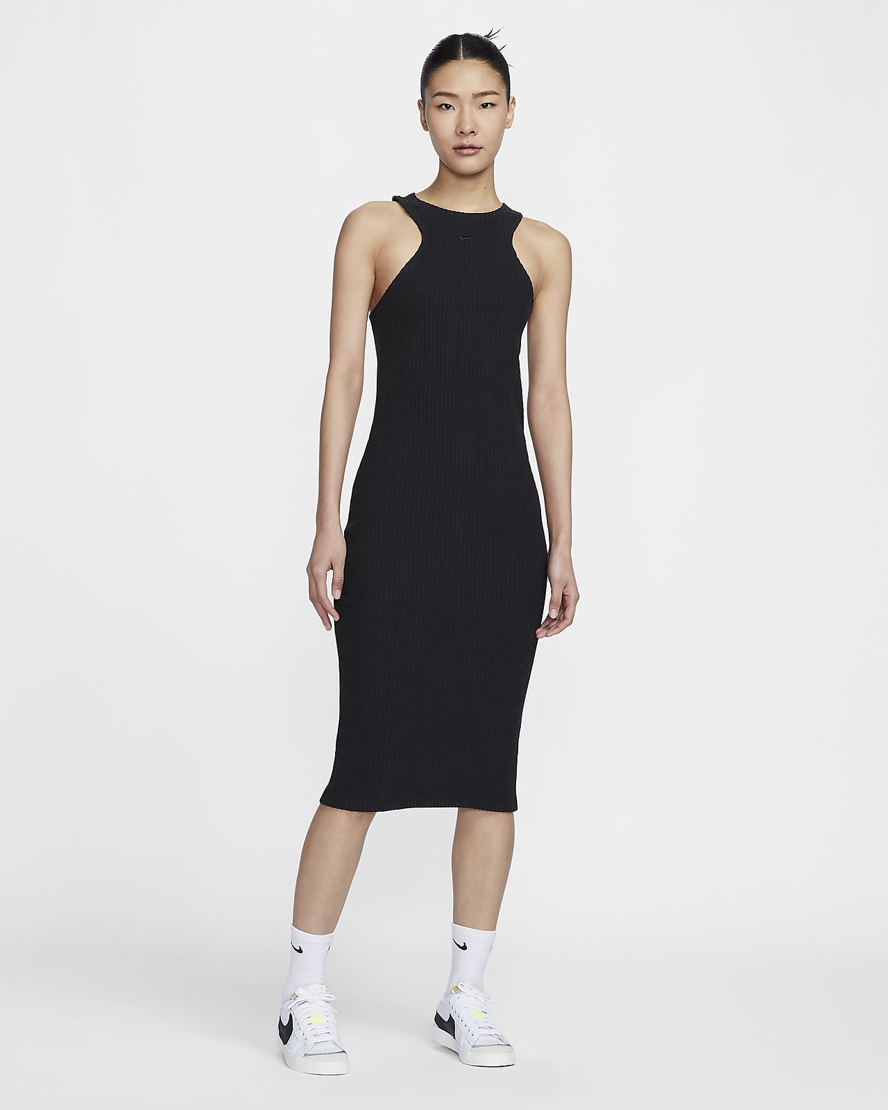 Nike Sportswear Chill Knit Women's Slim Sleeveless Ribbed Midi Dress