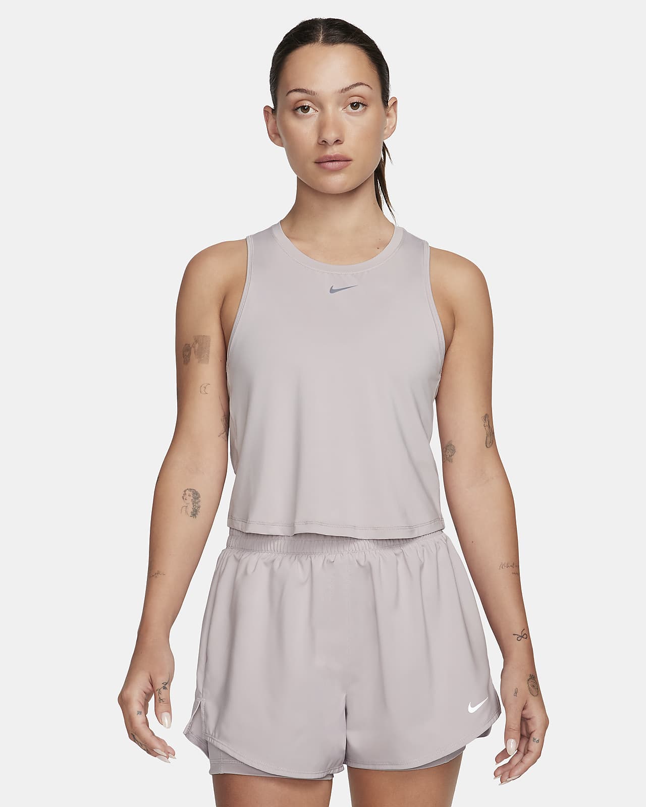 Camisola sem mangas recortada Dri-FIT Nike One Classic para mulher