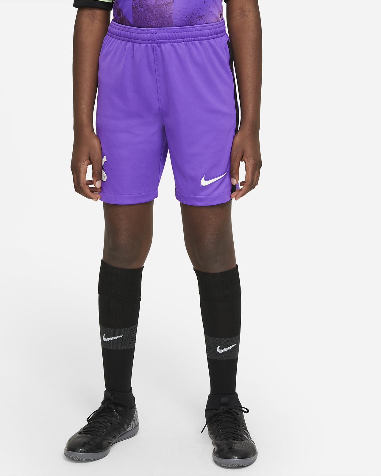 Tottenham Hotspur 2021/22 Stadium Third Nike Dri-FIT Fußball-Shorts für jüngere Kinder
