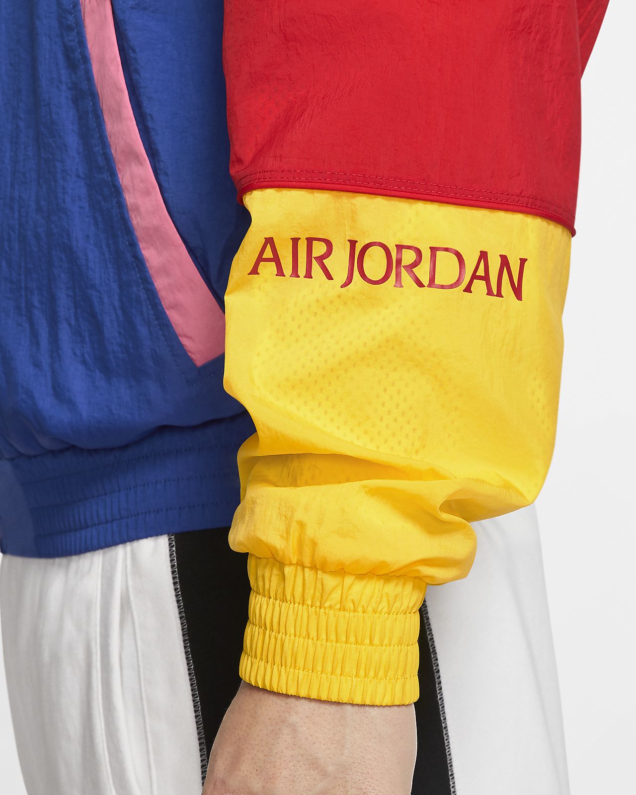 blue and yellow jordan jacket