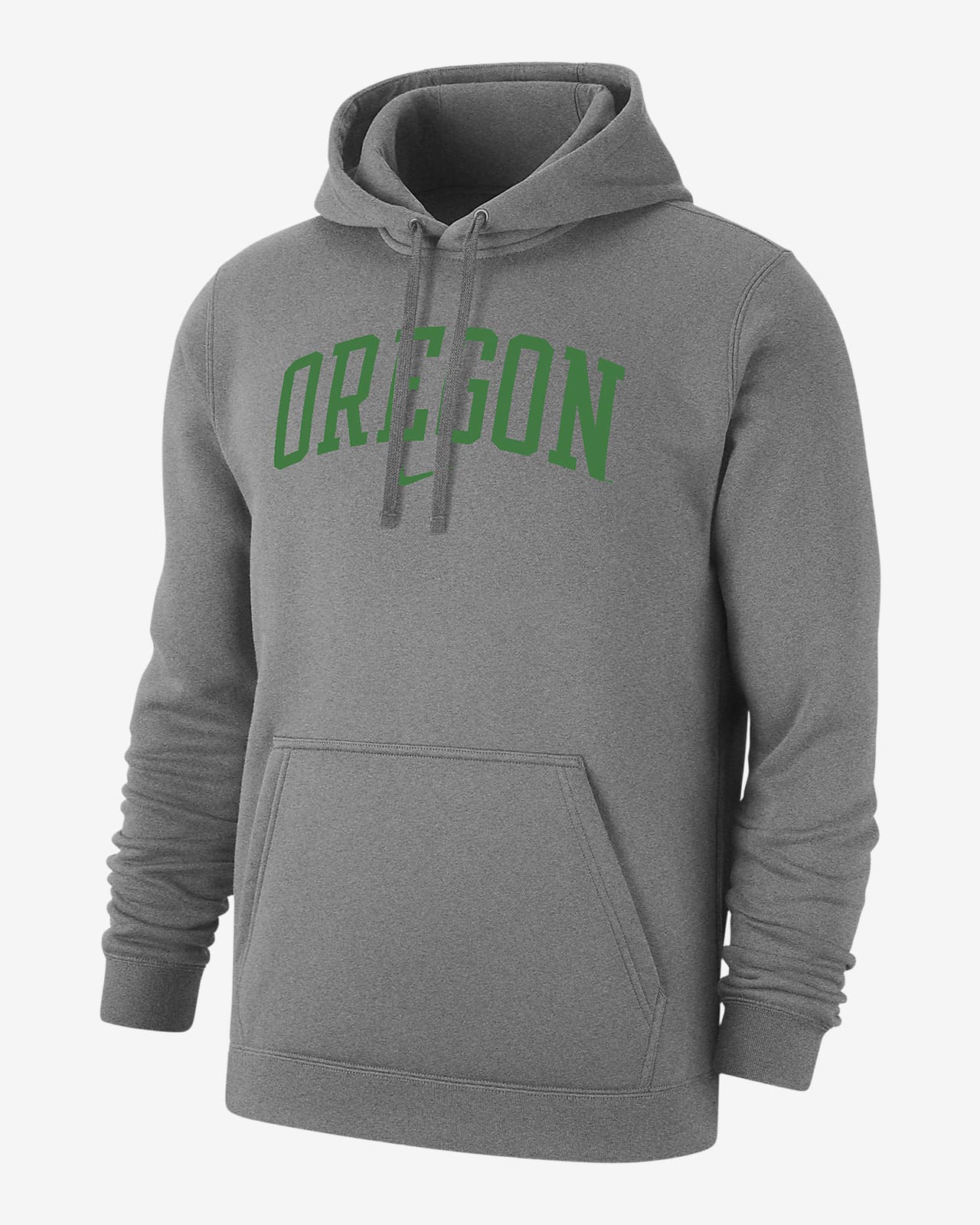 Sudadera con gorro sin cierre universitaria Nike para hombre Oregon Club Fleece