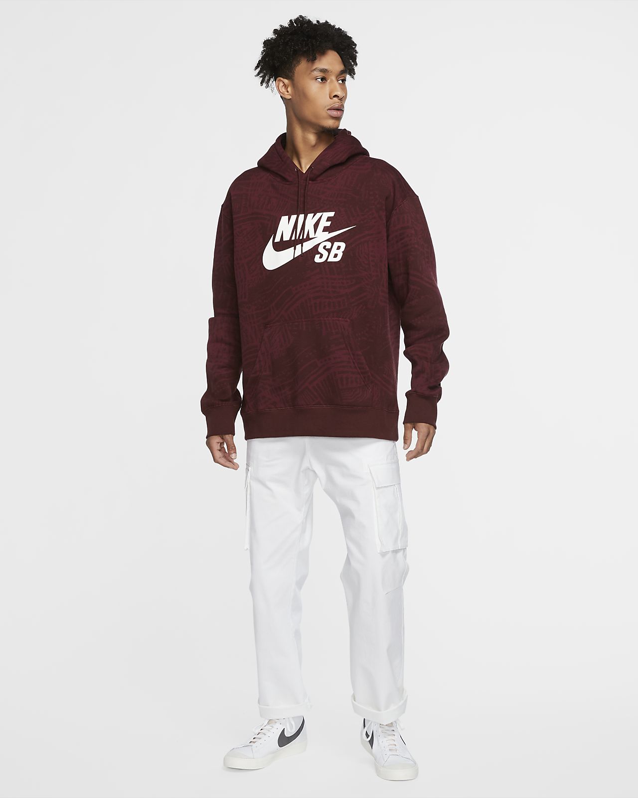 Nike SB Men's Printed Skate Hoodie. Nike GB Nike SB Men's Printed Skate Hoodie. Nike GB