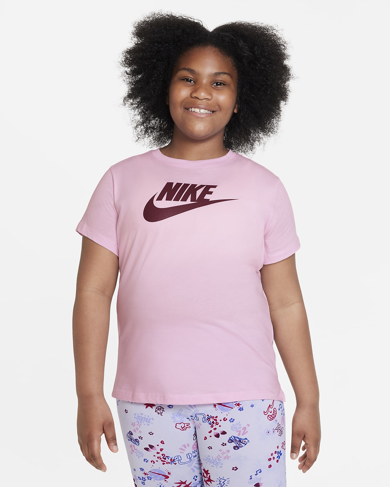Nike Big Kids' (Girls') T-Shirt (Extended Size)