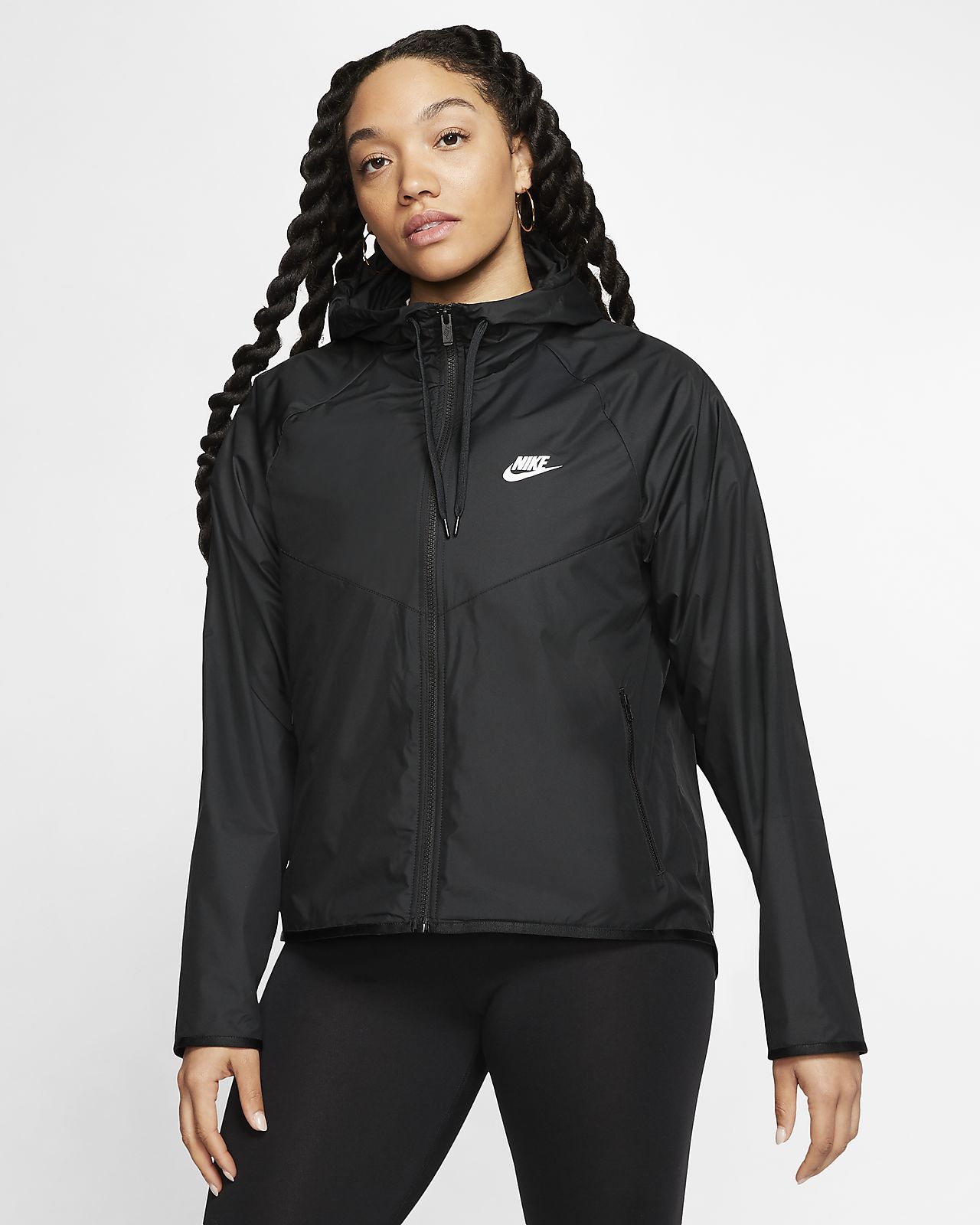 veste nike femme noir et blanc