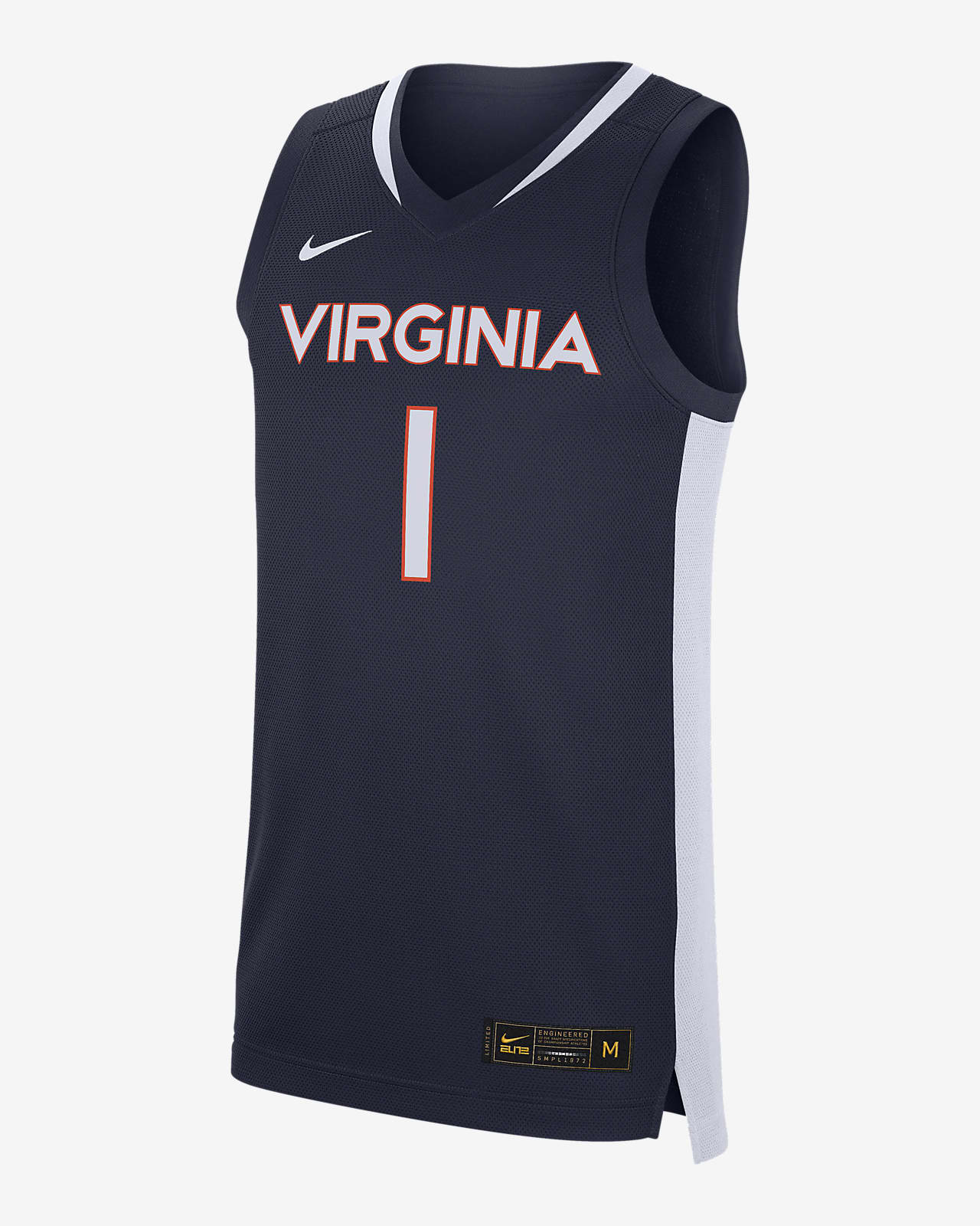 Nike College Replica (Virginia) Men's Basketball Jersey