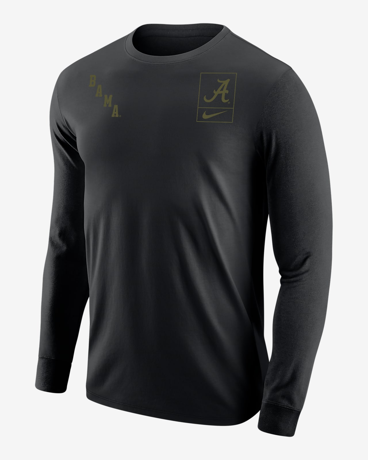Alabama Olive Pack Men's Nike College Long-Sleeve T-Shirt