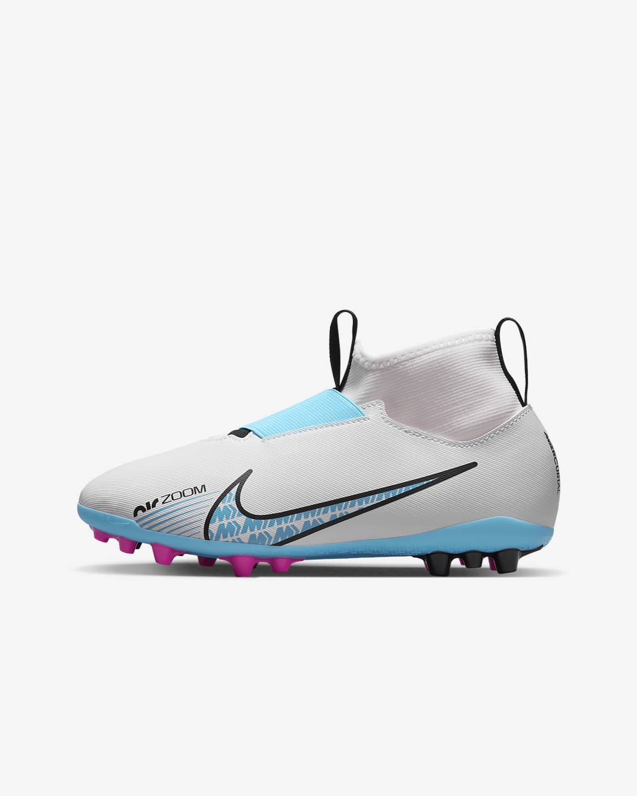 Nike Jr. Mercurial Zoom Superfly 9 Academy AG Younger/Older Kids' Artificial-Grass Football Boot