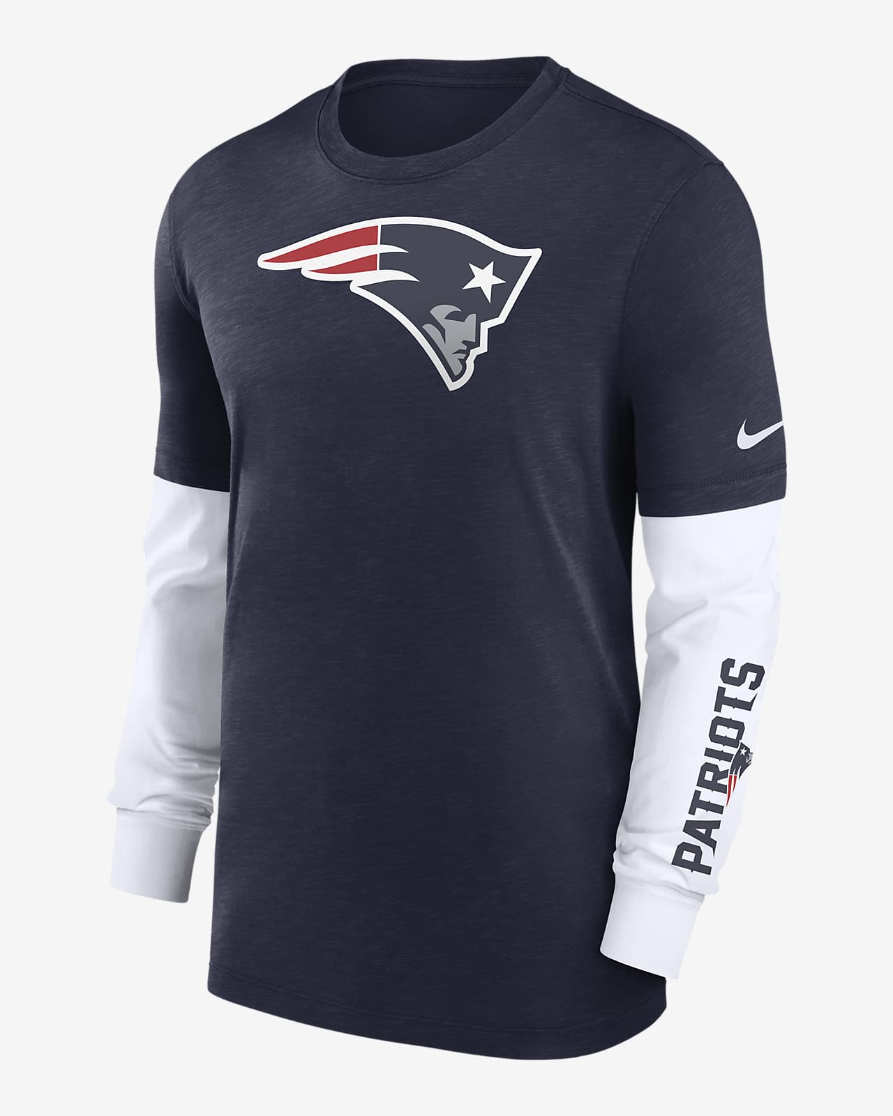 Playera de manga larga Nike de la NFL para hombre New England Patriots