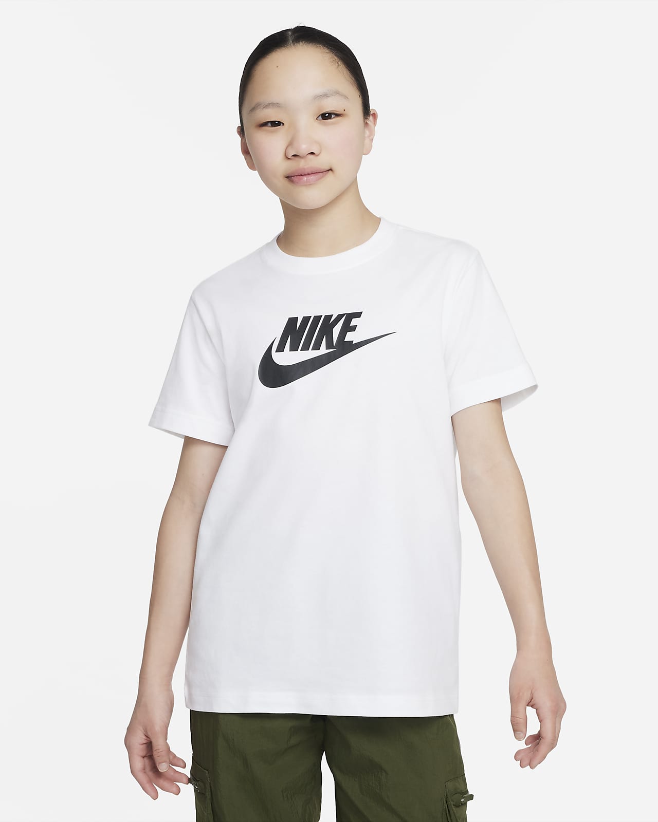 Playera para niña talla grande Nike Sportswear