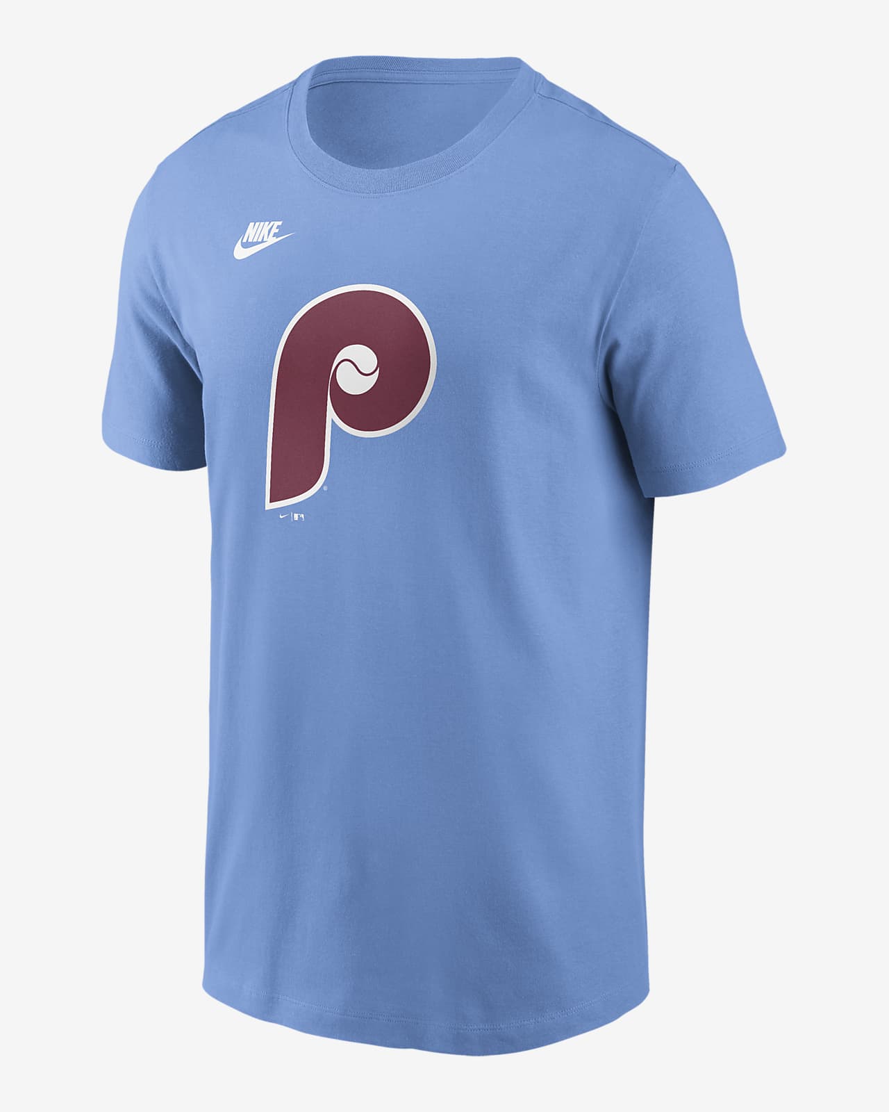 Playera Nike de la MLB para hombre Philadelphia Phillies Cooperstown Logo