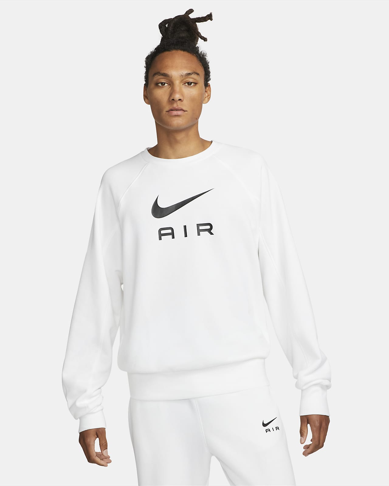 Nike Sportswear Air Fransız Havlu Kumaşı Erkek Crew Üstü