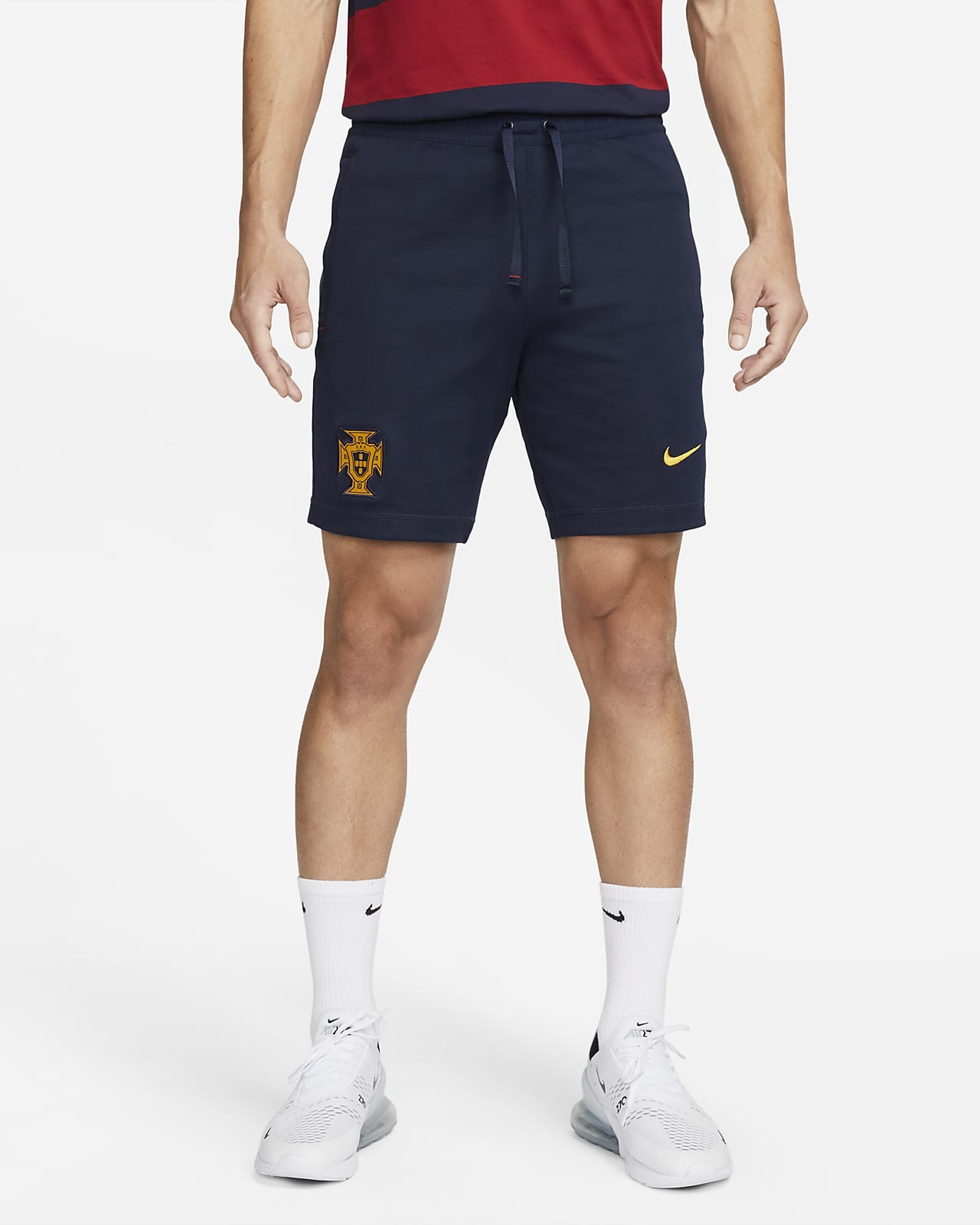 Portugal Men's Knit Football Shorts