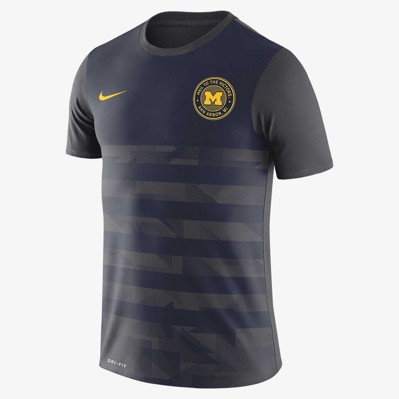 michigan dri fit shirt