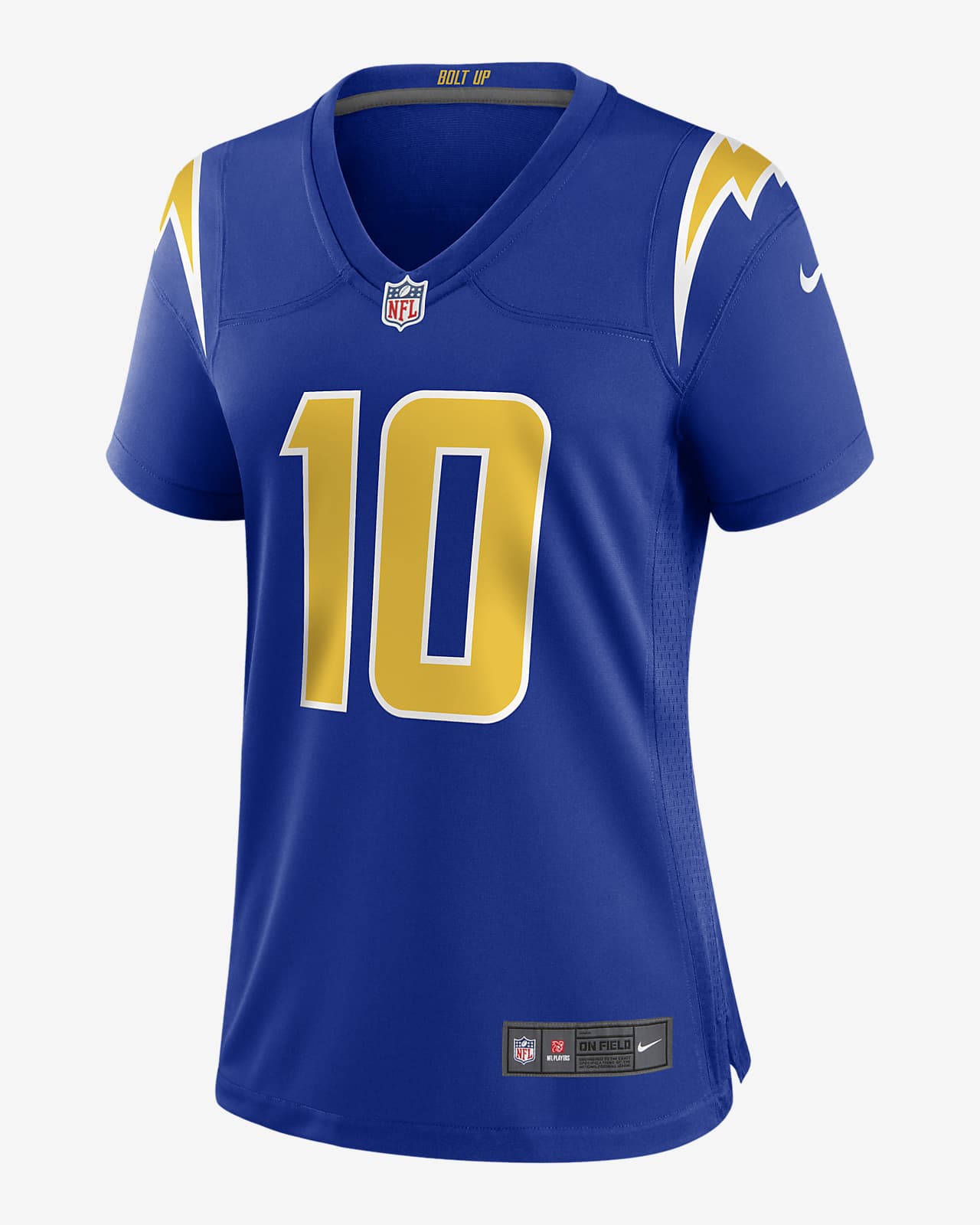 NFL Los Angeles Chargers (Justin Herbert) Women's Game Football Jersey