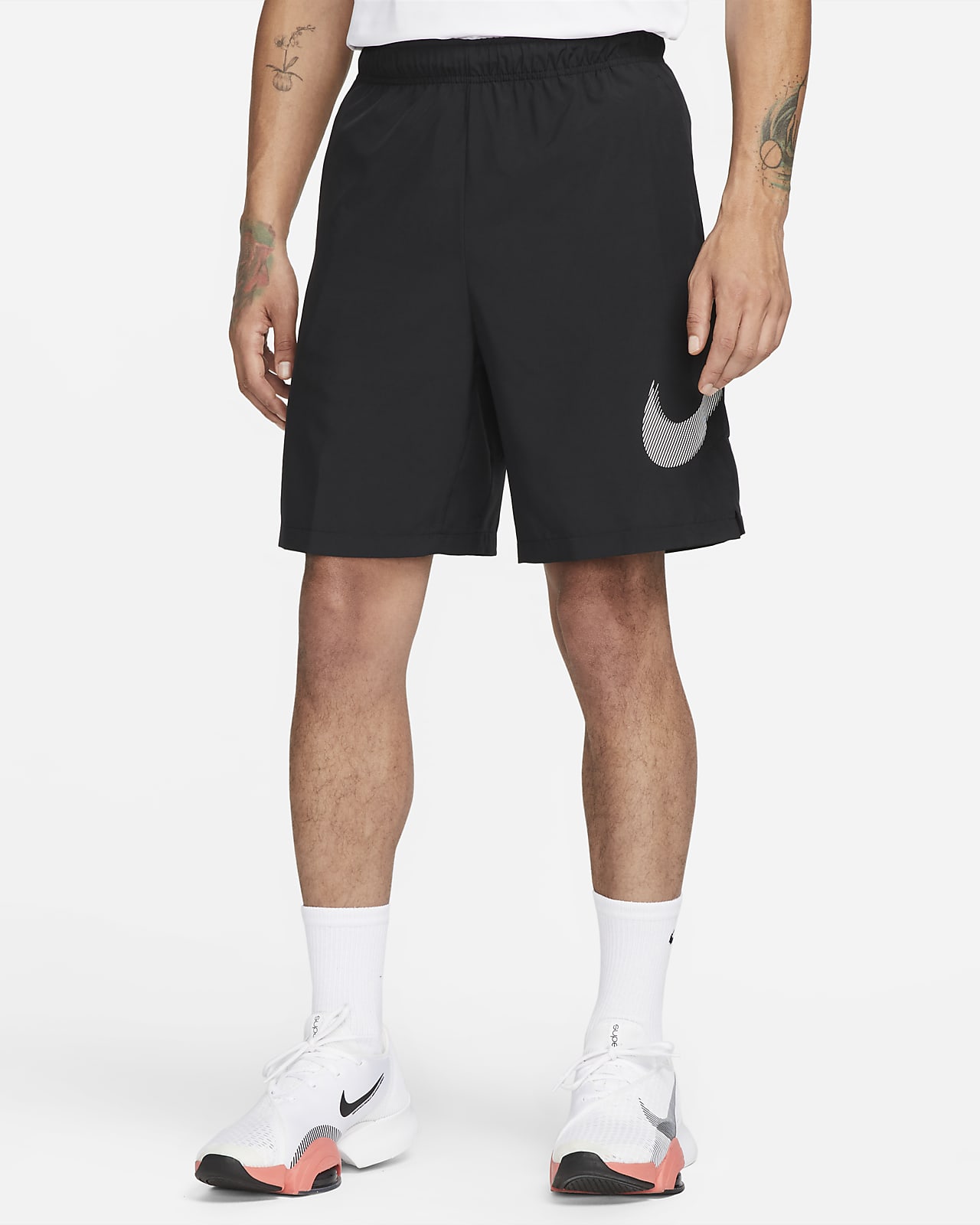 Nike Dri-FIT 男款 9" 梭織圖樣健身短褲