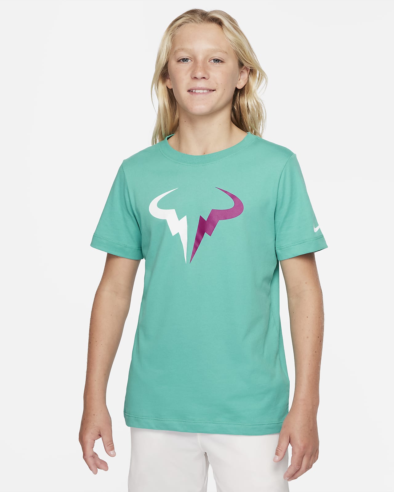 NikeCourt Dri-FIT Rafa Older Kids' (Boys') Tennis T-Shirt