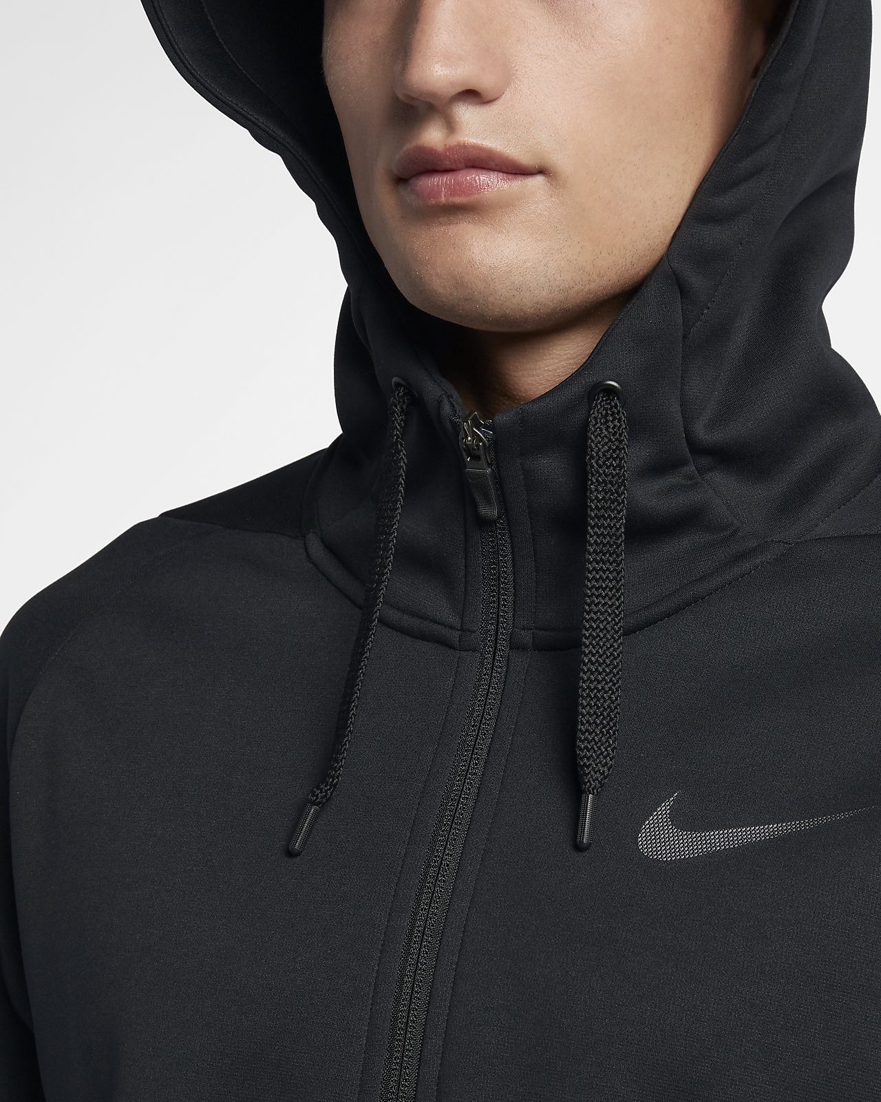 nike therma half zip training hoodie