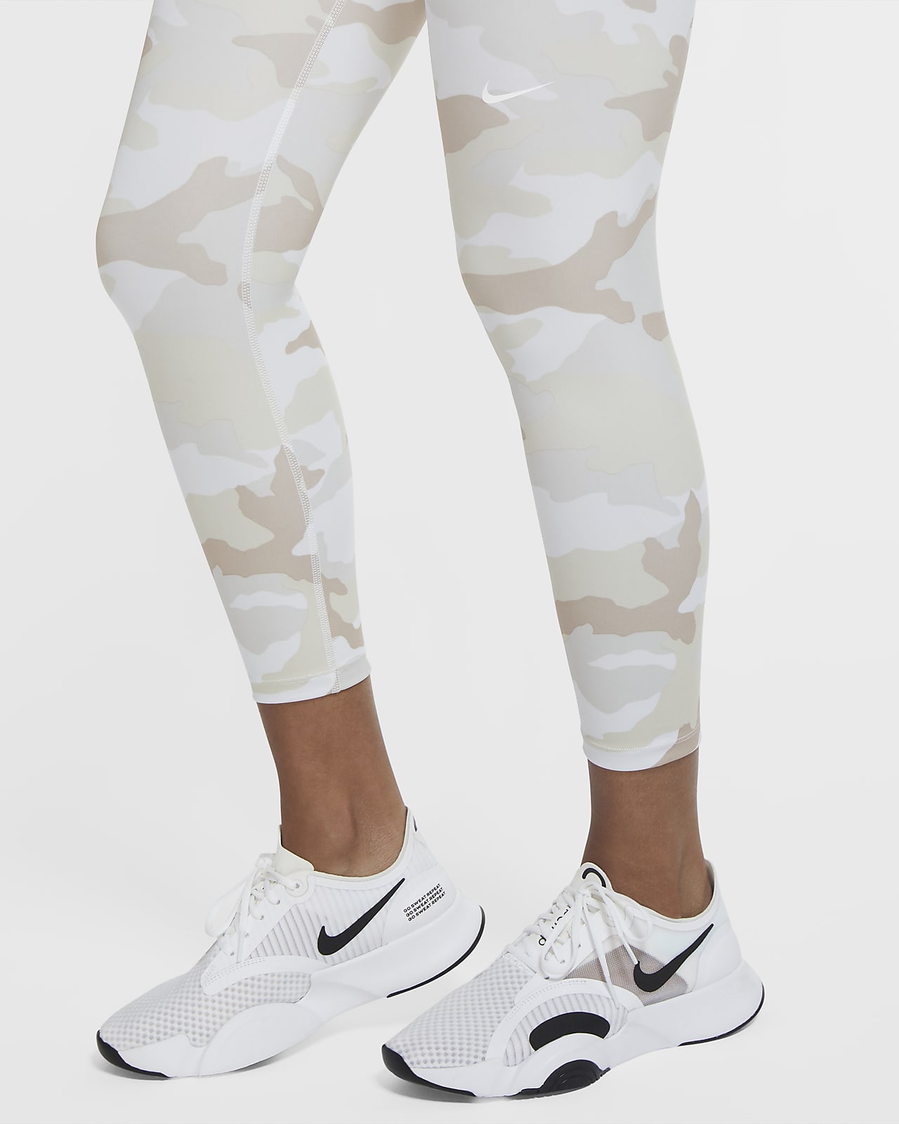 nike swoosh camo leggings