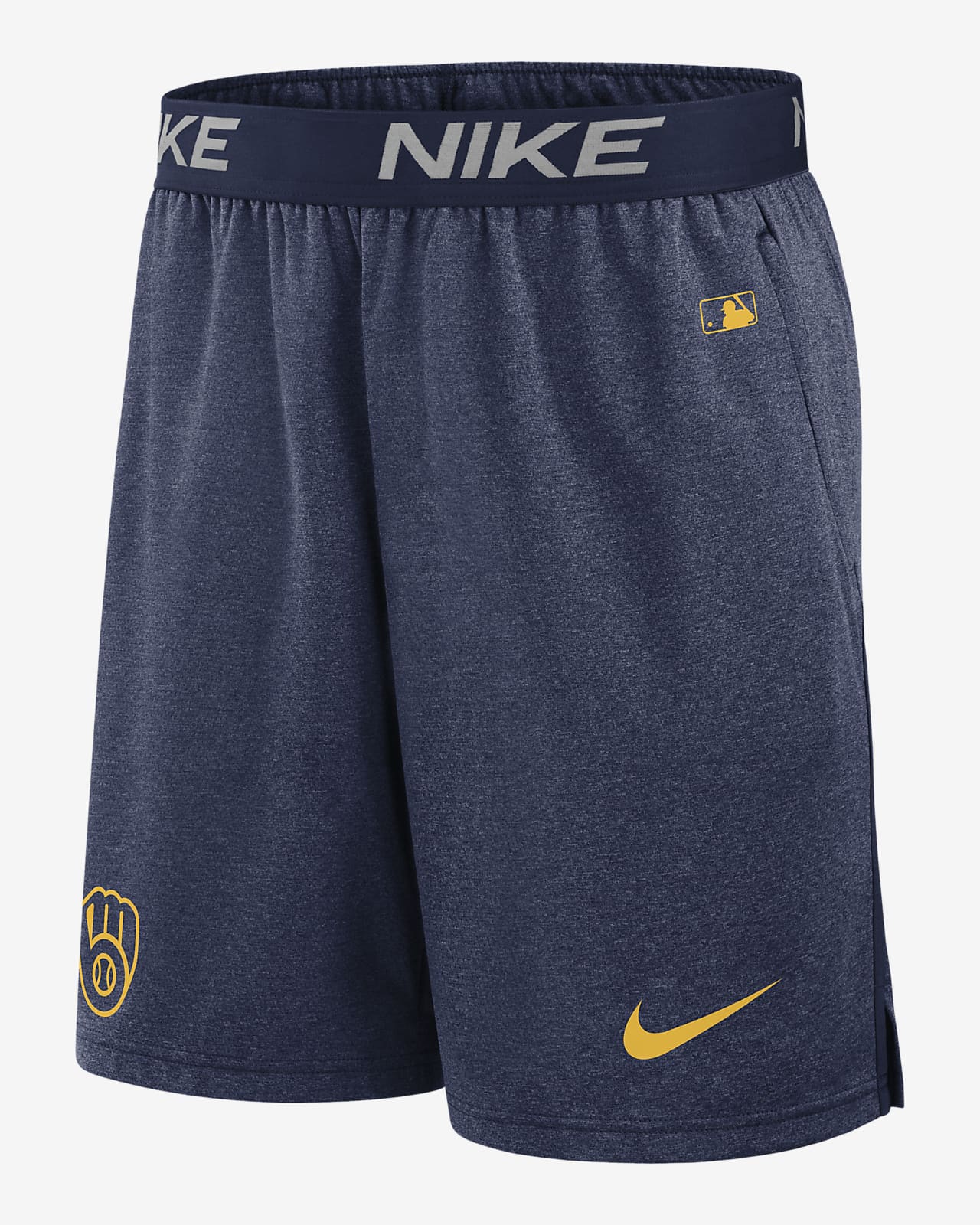 Milwaukee Brewers Authentic Collection Practice Men's Nike Dri-FIT MLB Shorts