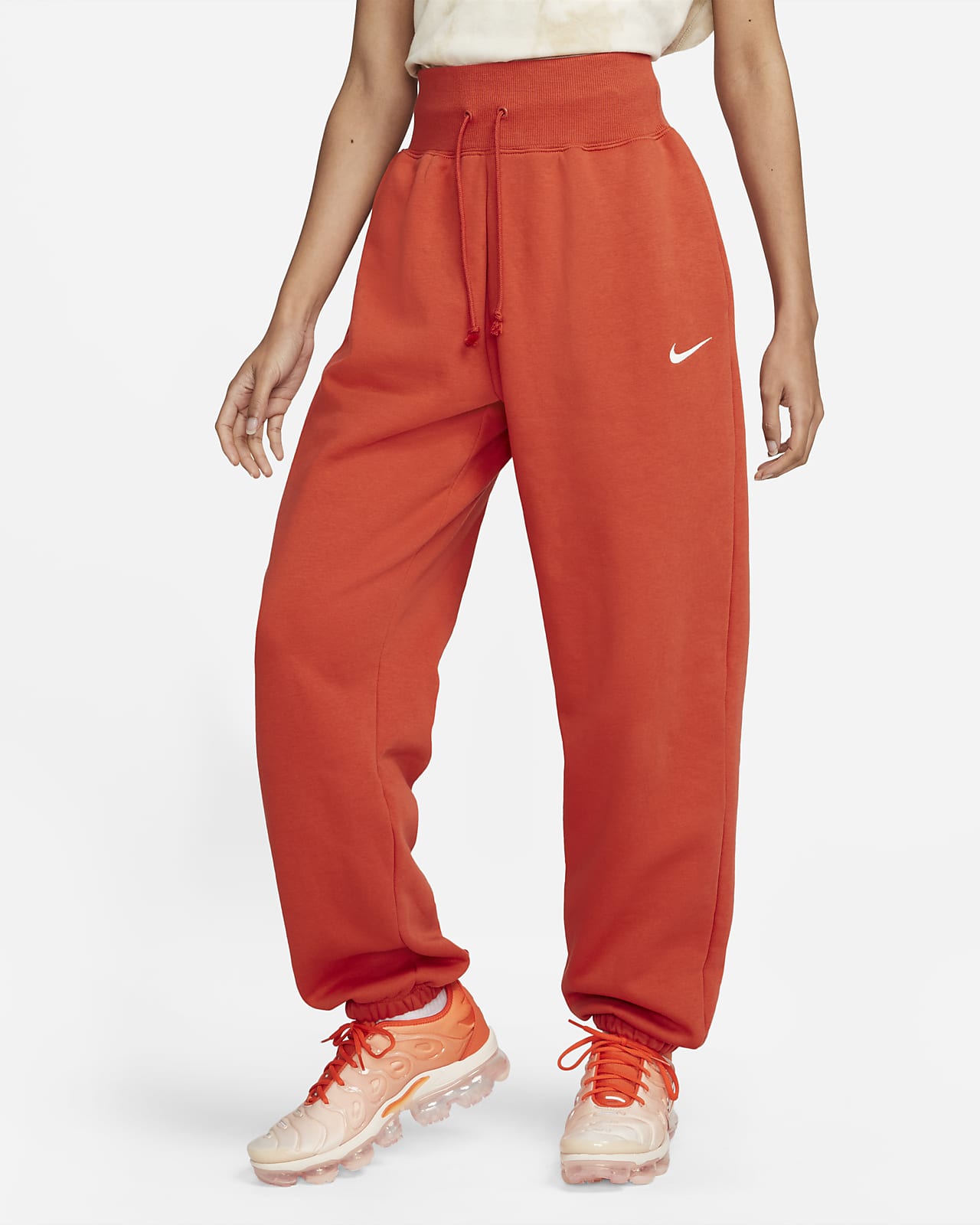 Nike Sportswear Phoenix Fleece Yüksek Belli Bol Kesimli Kadın Eşofman Altı