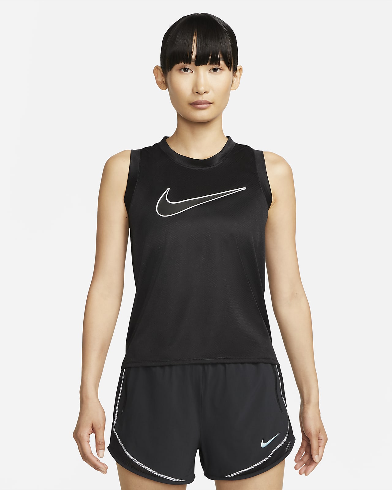 เสื้อกล้ามวิ่งผู้หญิง Nike Dri-FIT Swoosh