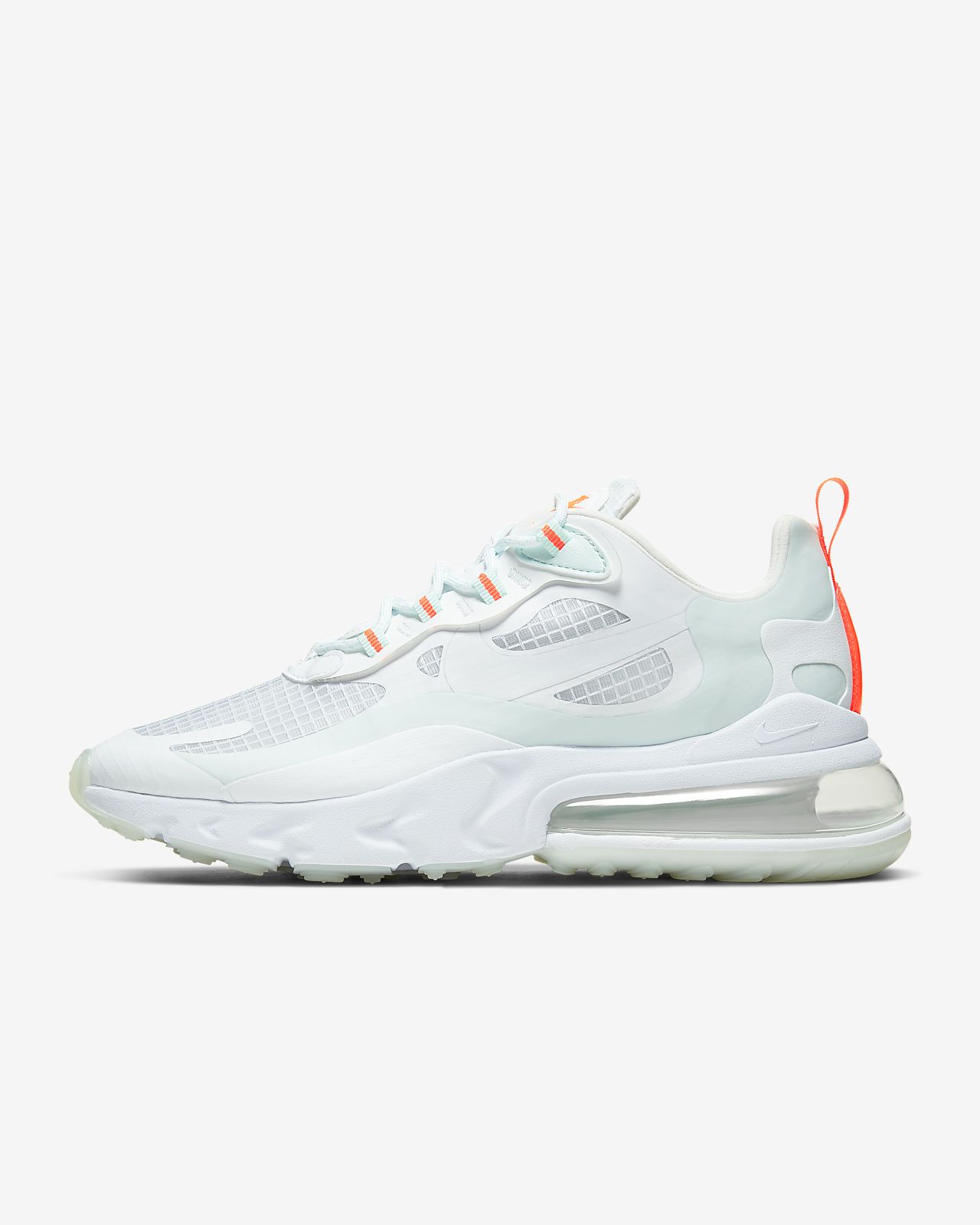 nike air max 270 react trainers in off white