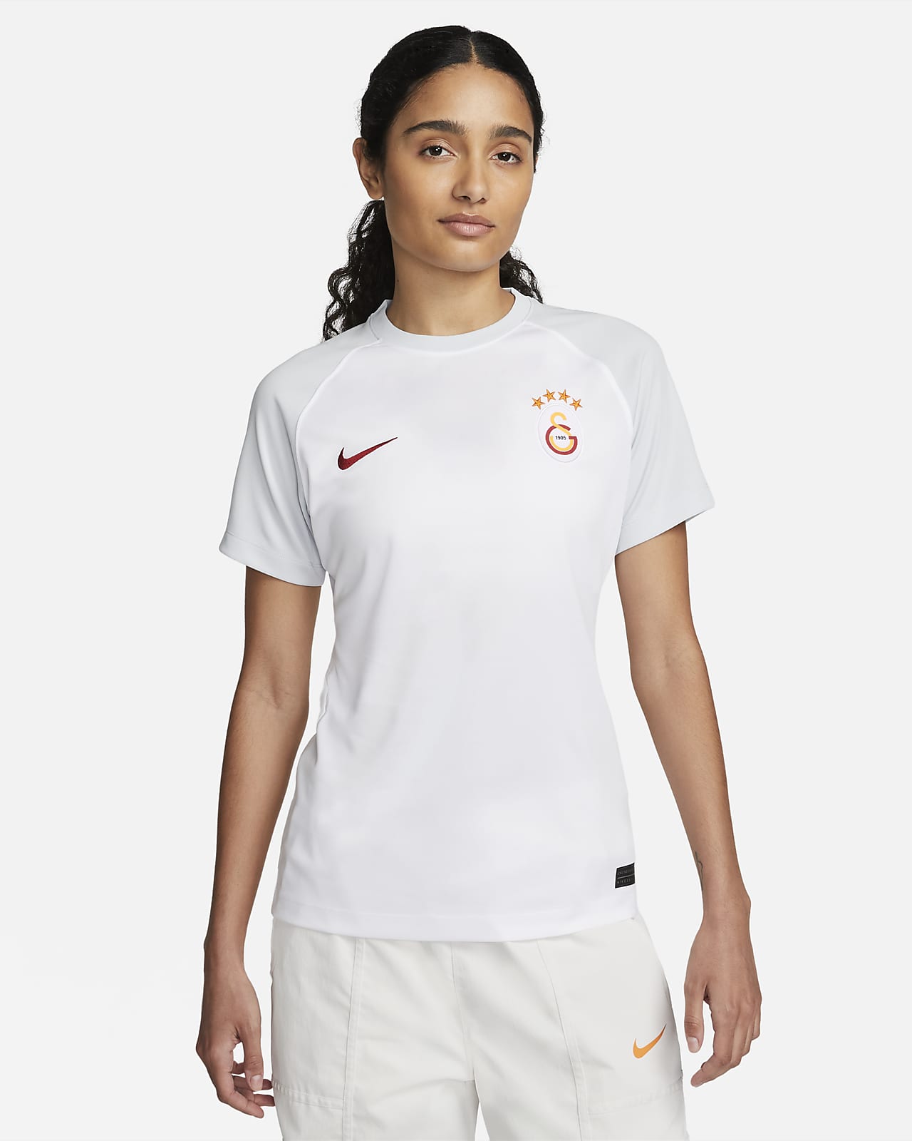 Haut de foot à manches courtes Nike Dri-FIT Galatasaray 2023/24 Extérieur pour femme