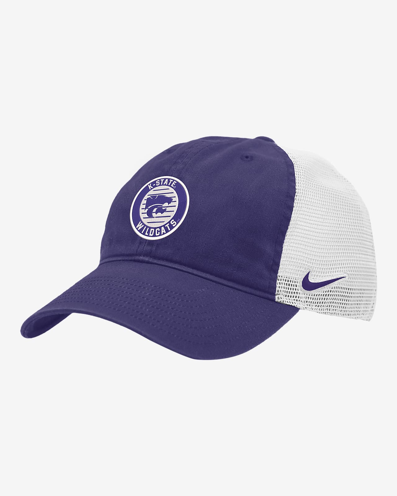Gorra de rejilla universitaria Nike Kansas State Heritage86