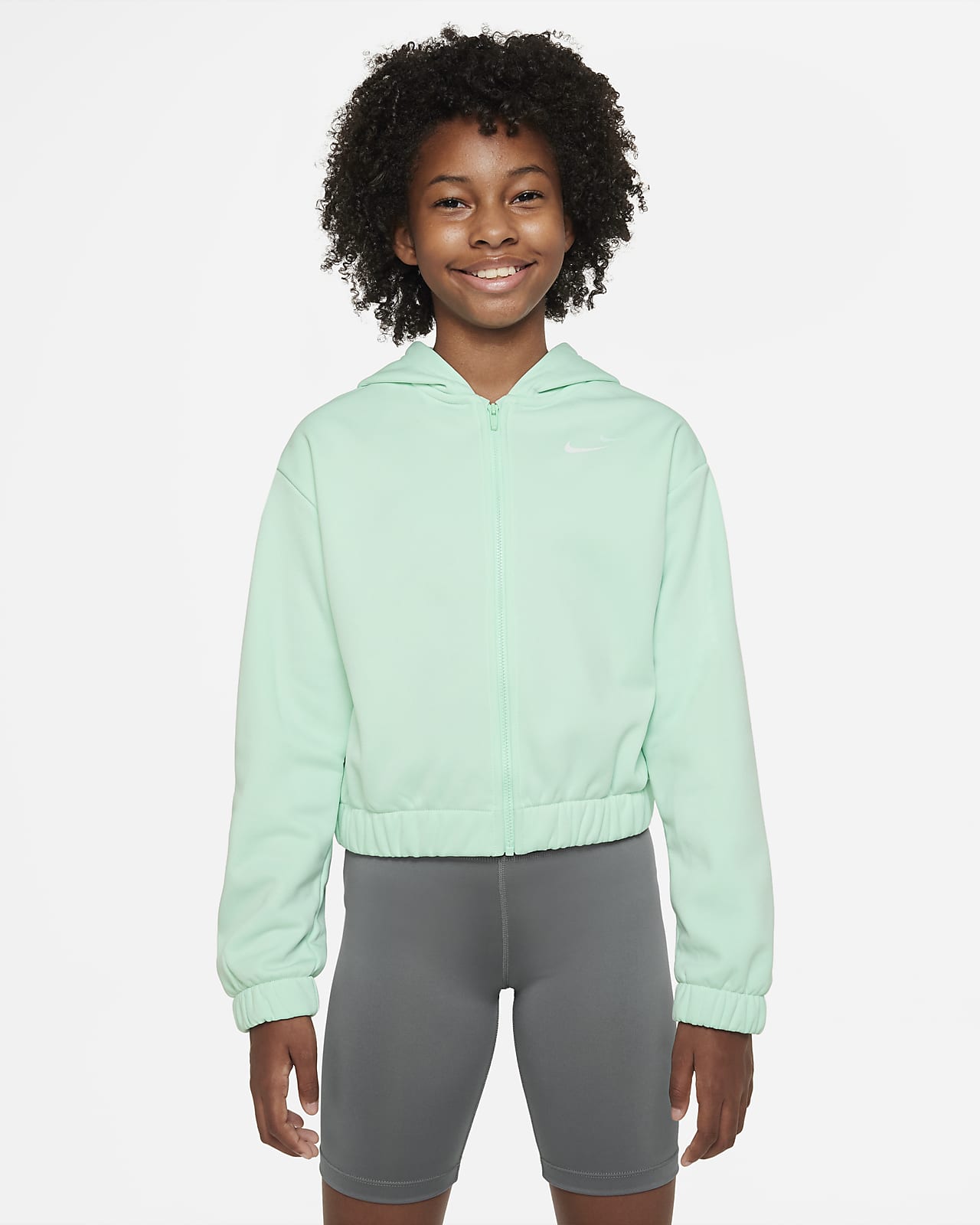 Nike Therma-FIT Older Kids' (Girls') Full-Zip Hoodie