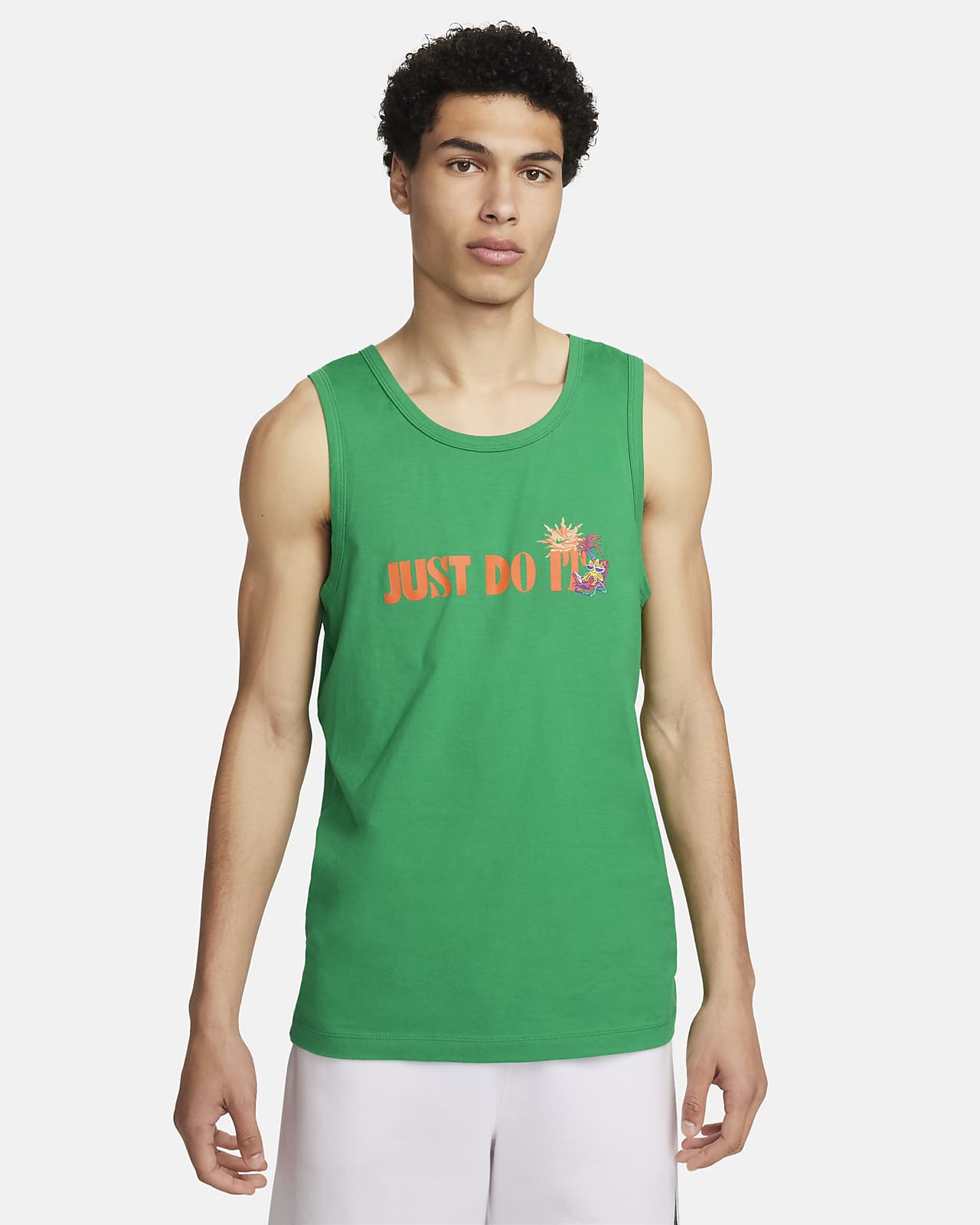 Camiseta de tirantes con gráfico para hombre Nike Sportswear Club