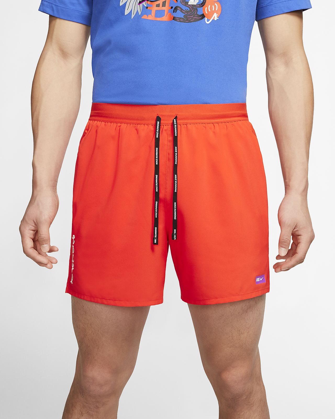 orange nike shorts mens