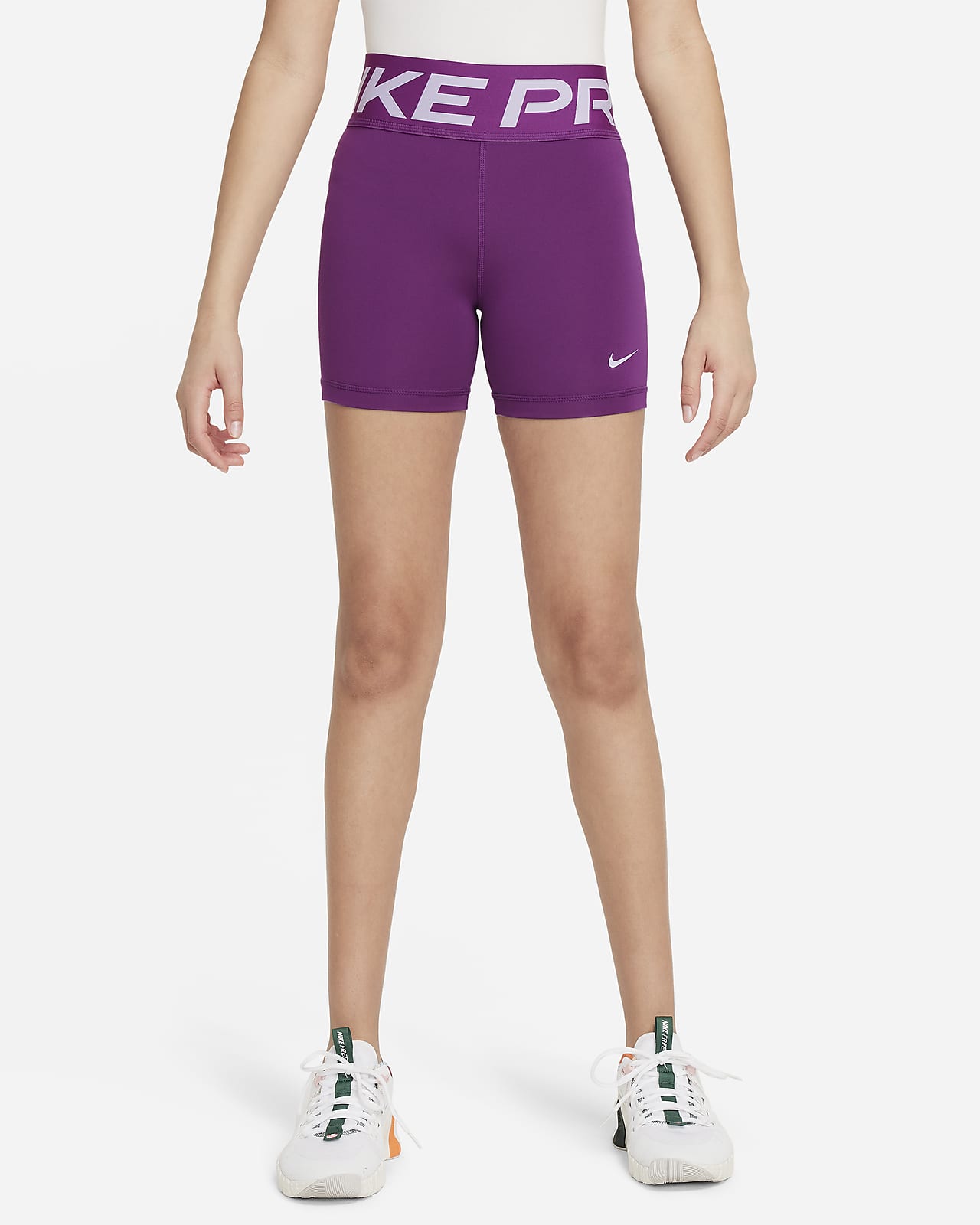 Nike Pro Dri-FIT-shorts til piger