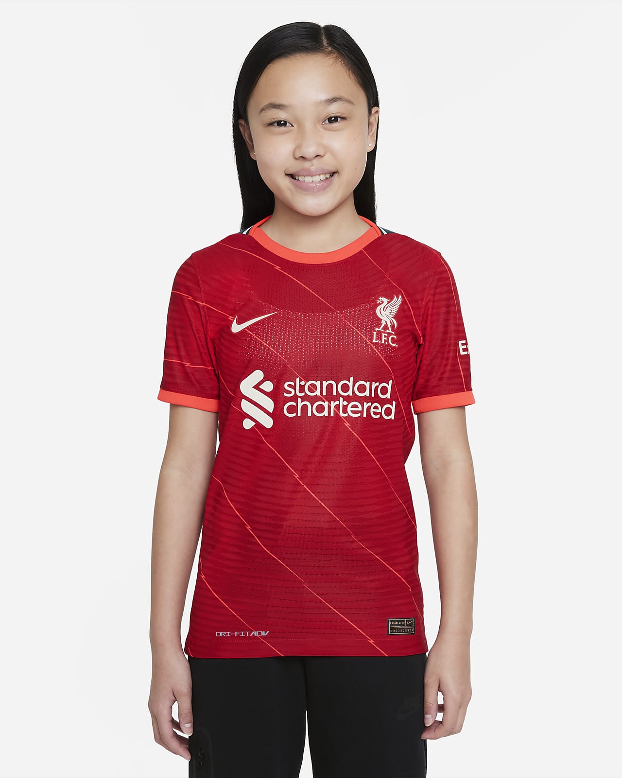Liverpool F.C. 2021/22 Match Home Older Kids' Nike Dri-FIT ADV Football Shirt