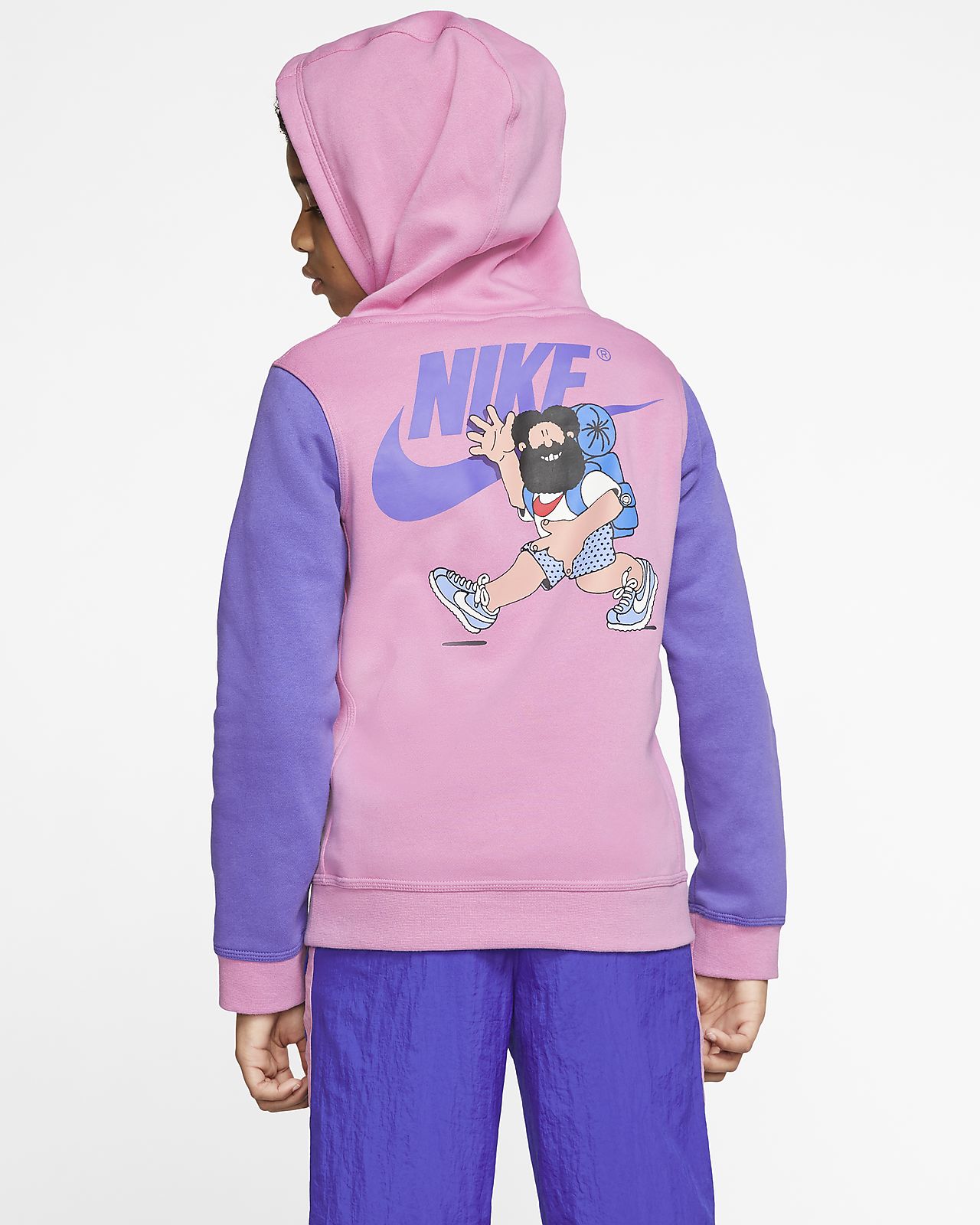 purple nike jumper