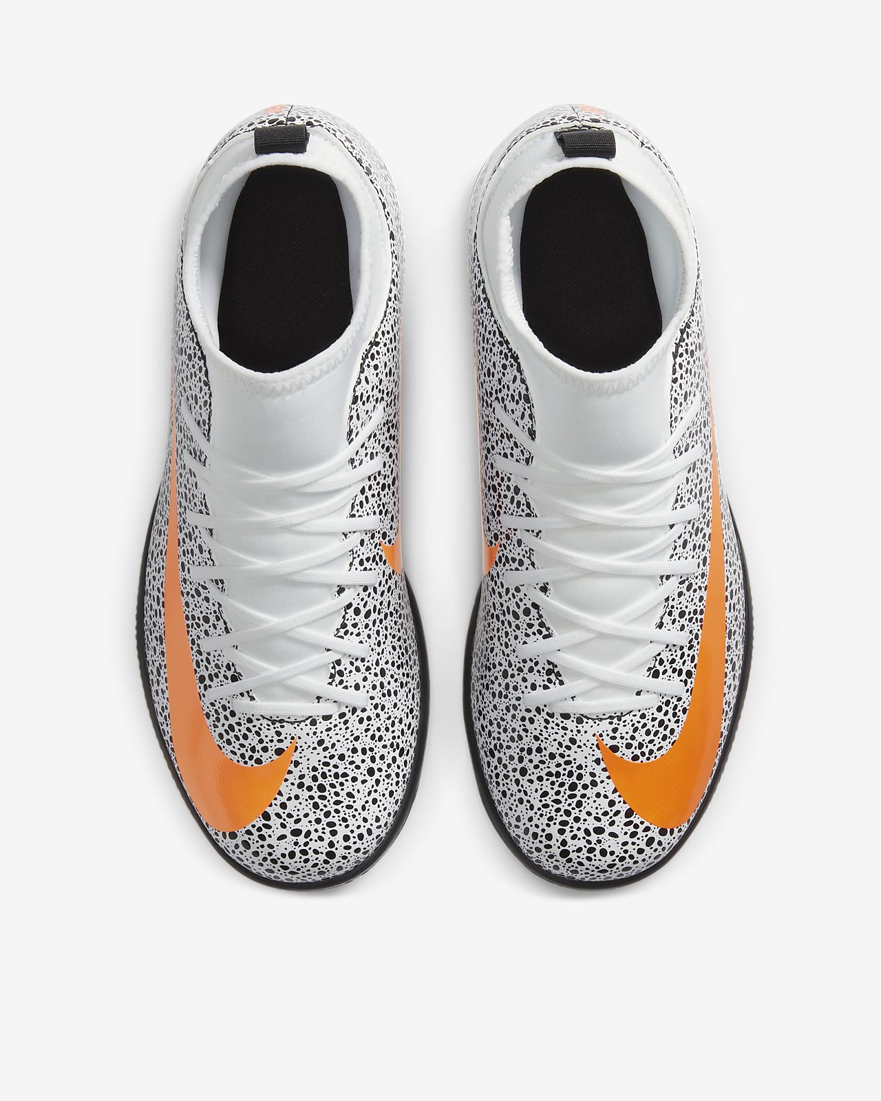 Nike Mercurial Vapor VI Safari FG Soccer Shoes CR7 White .