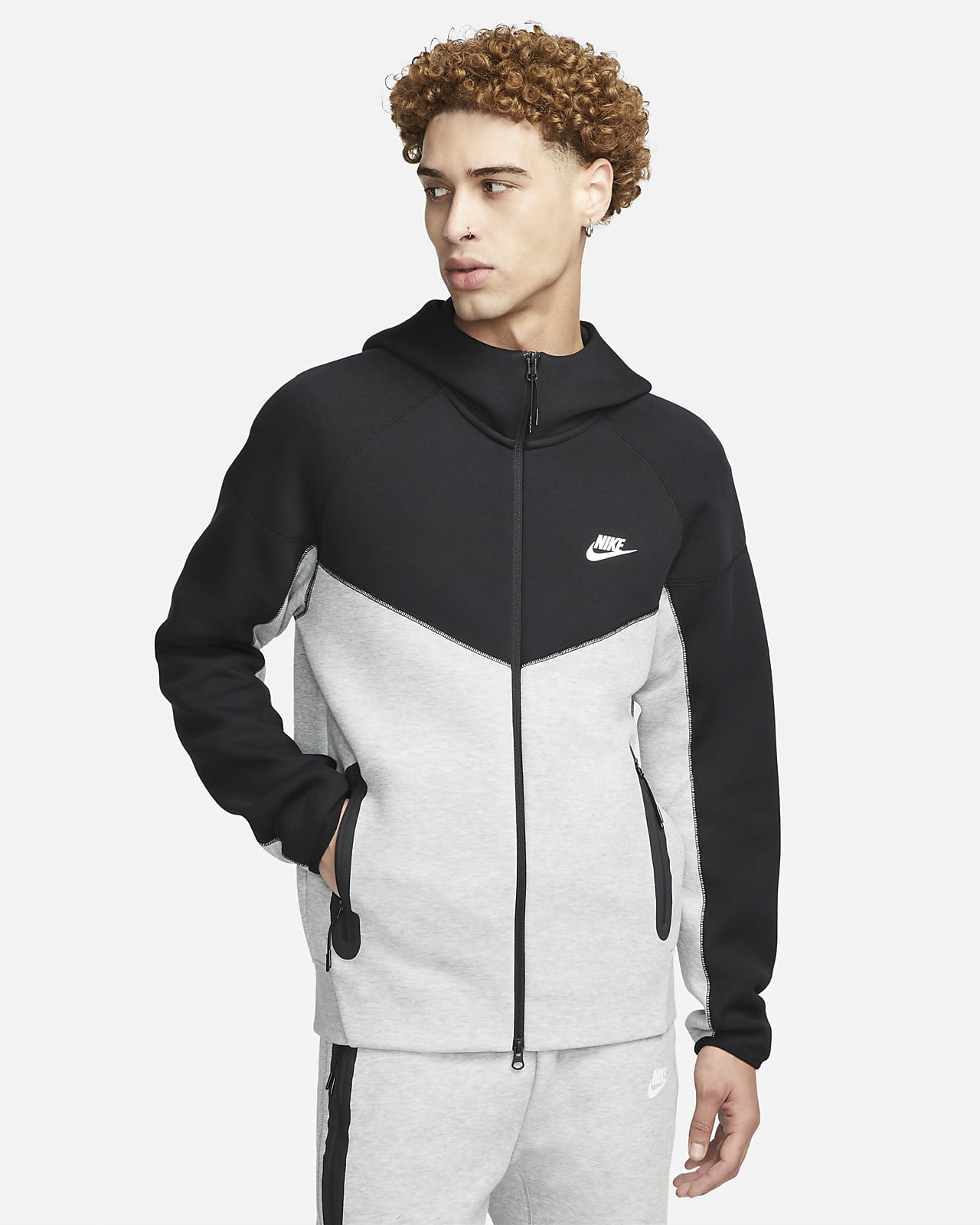 Nike Sportswear Tech Fleece Windrunner Men's Full-Zip Hoodie. Nike SE