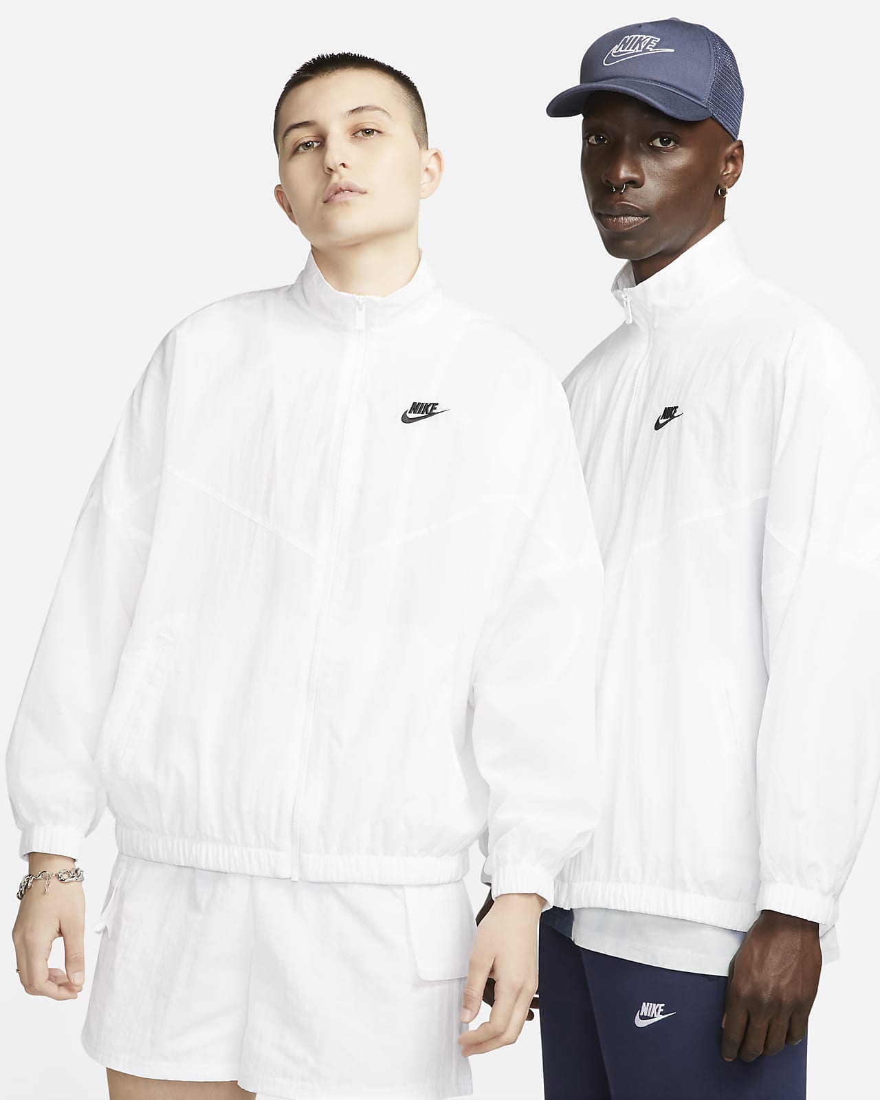 Γυναικείο υφαντό τζάκετ Nike Sportswear Essential Windrunner