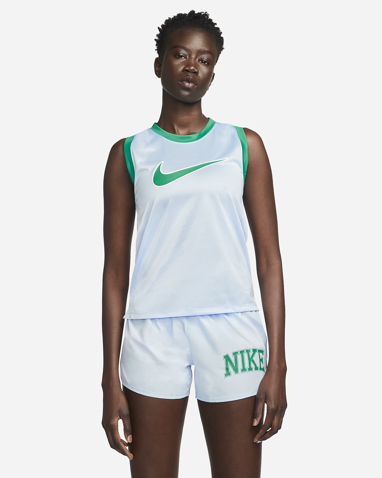Nike Dri-FIT Swoosh Lauf-Tanktop für Damen