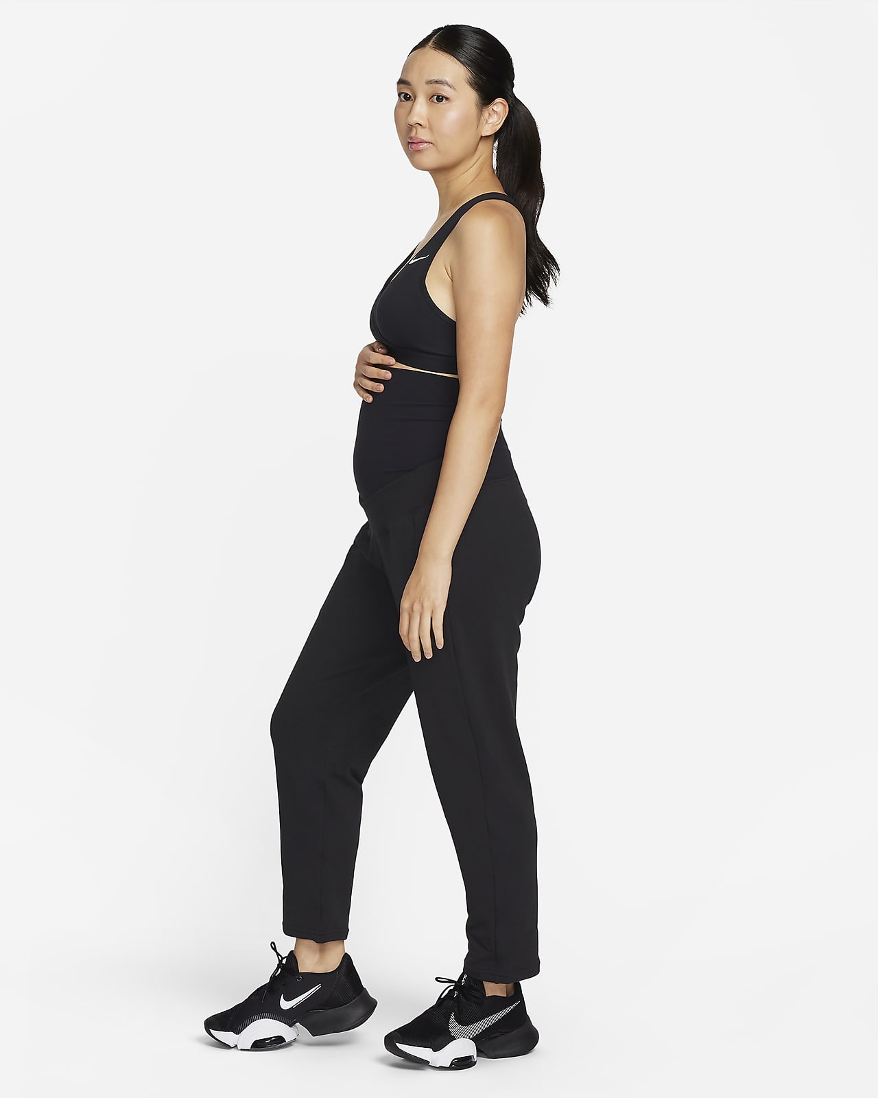 Nike One (M) women's French terry trousers (maternity)