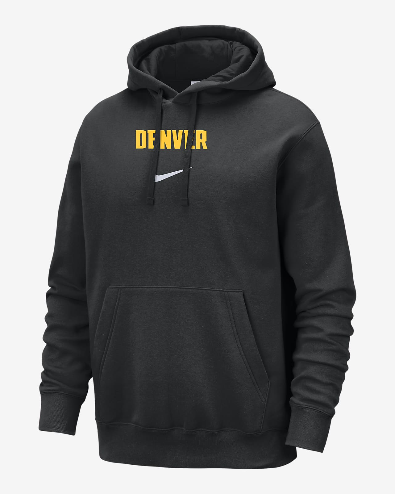 Felpa pullover con cappuccio Denver Nuggets Club Fleece City Edition Nike NBA – Uomo