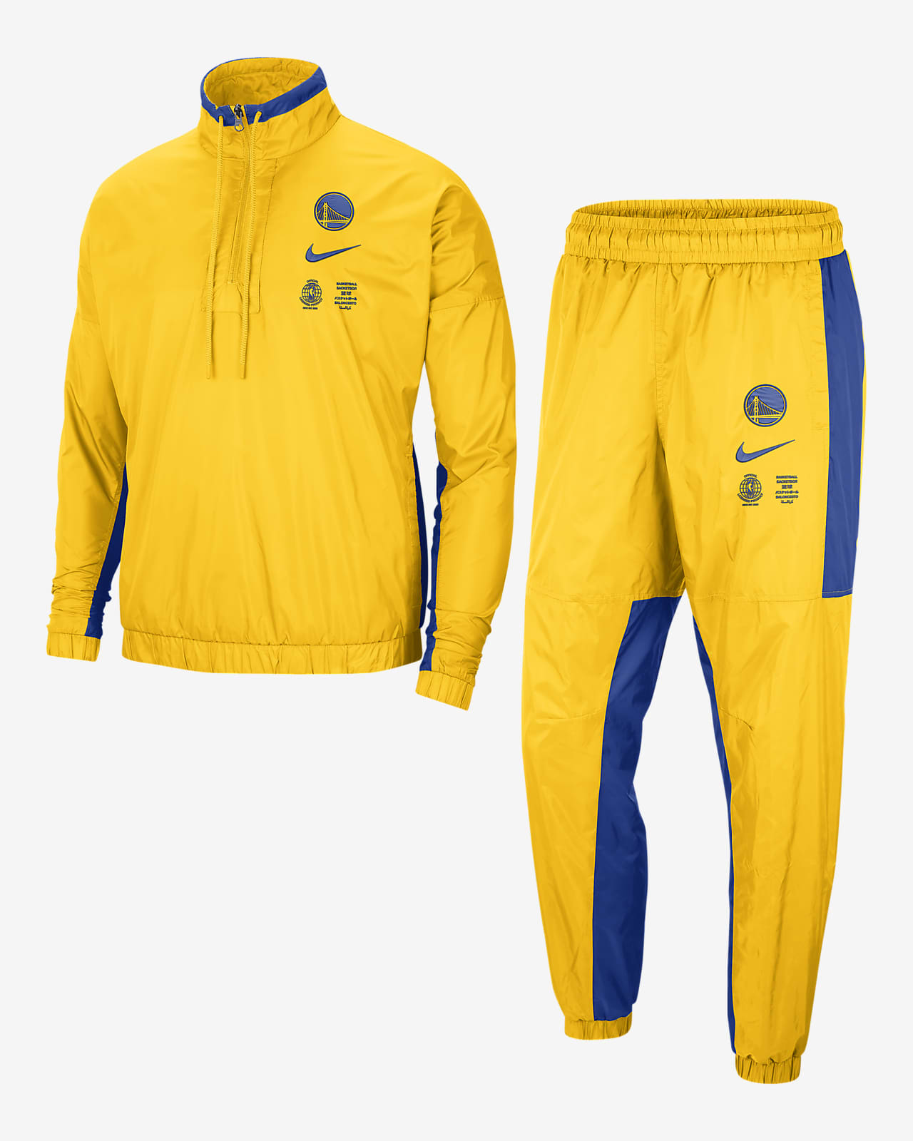 nike tracksuit yellow