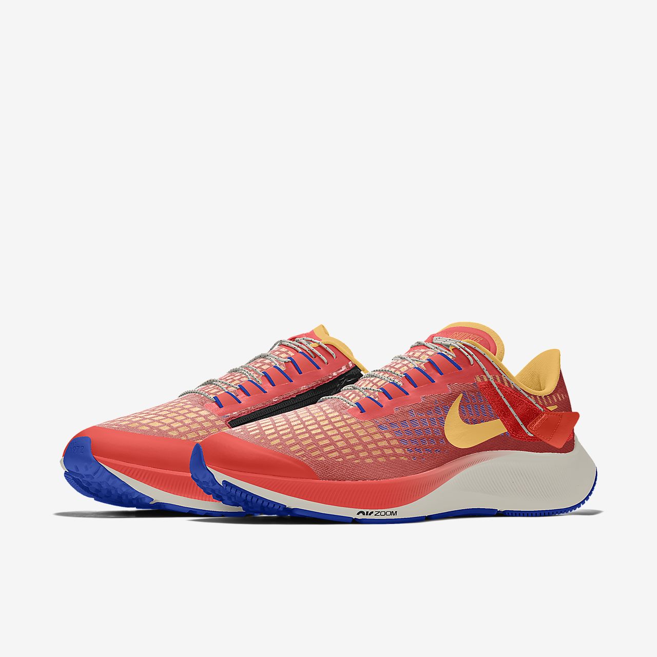 Nike Air Zoom Pegasus 37 Flyease By You Custom Women's Running Shoe Nike Air Zoom Pegasus 37 Flyease By You Custom Women's Running Shoe