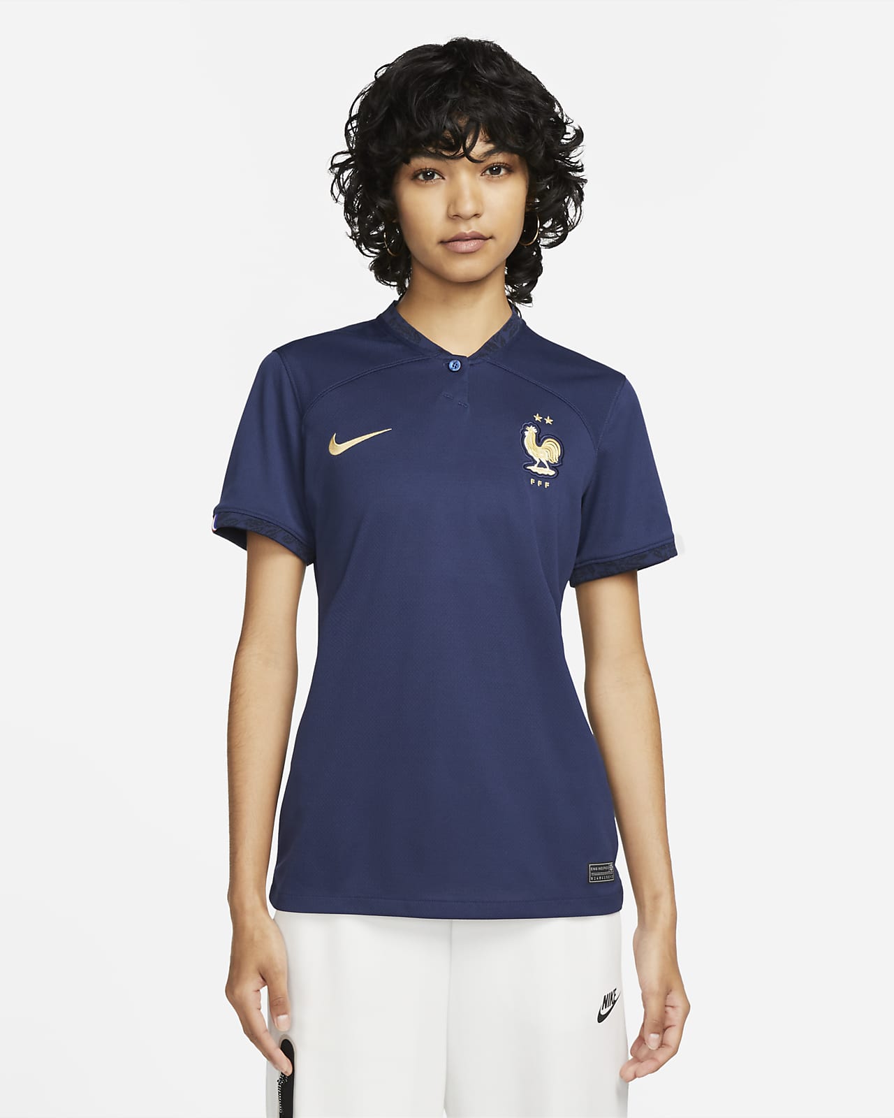 FFF 2022/23 Stadium Home Women's Nike Dri-FIT Football Shirt
