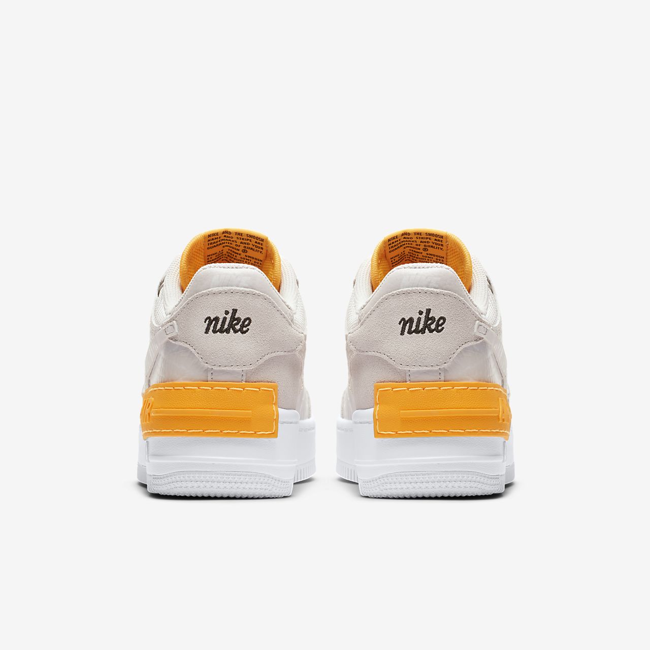 nike air force 1 femme orange