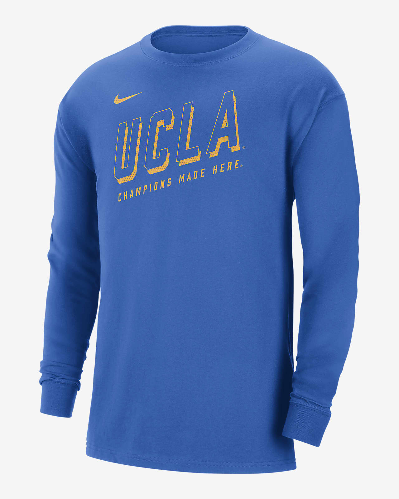 UCLA Men's Nike College Long-Sleeve Max90 T-Shirt