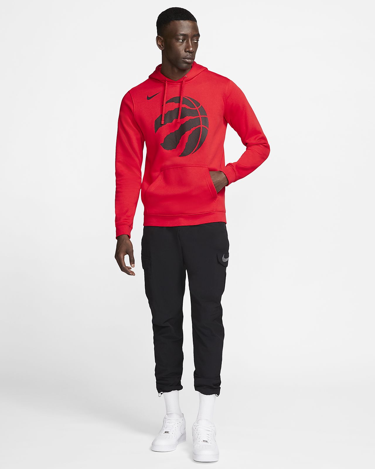 toronto raptors nike men's spotlight hoodie