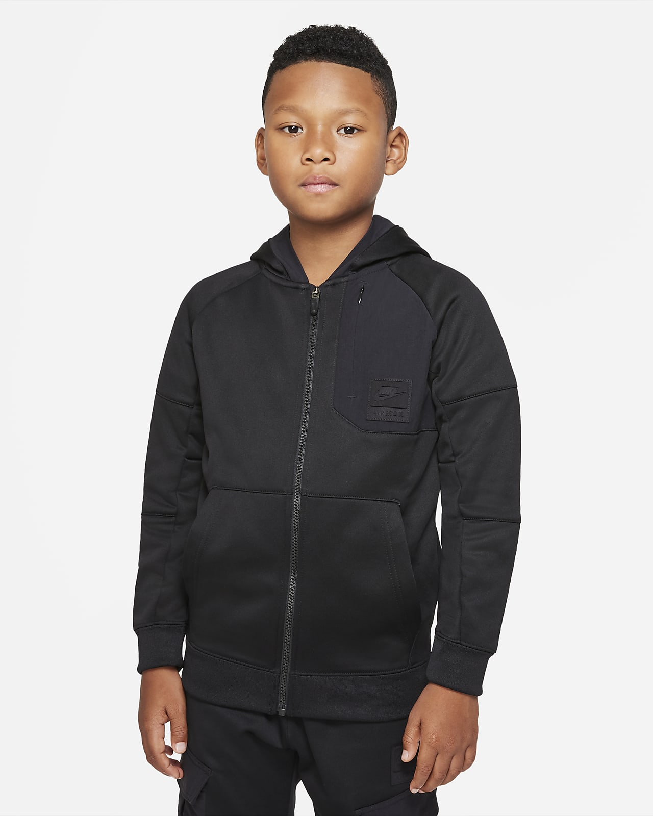 Nike Sportswear Air Max Older Kids' (Boys') Full-Zip Fleece Hoodie