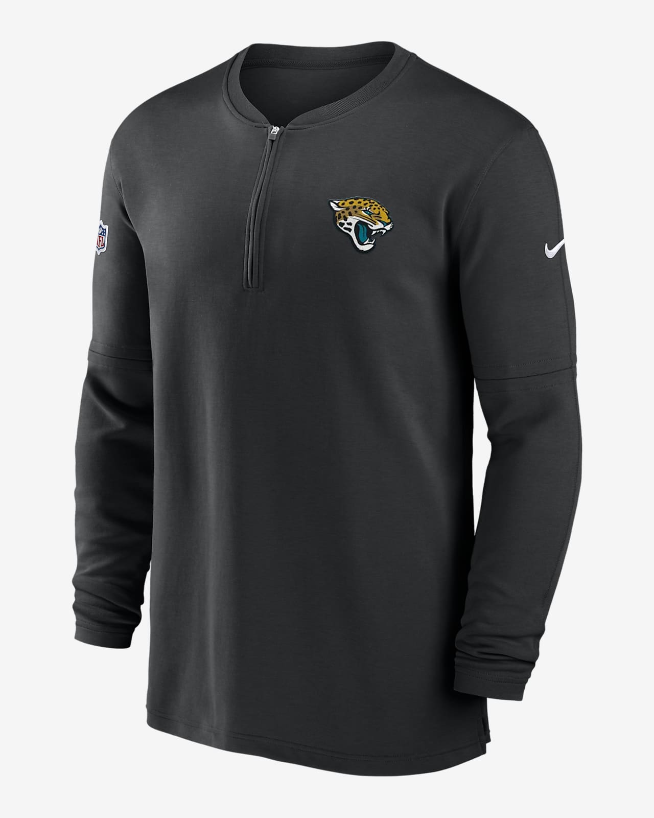 Jacksonville Jaguars Sideline Men’s Nike Dri-FIT NFL 1/2-Zip Long-Sleeve Top