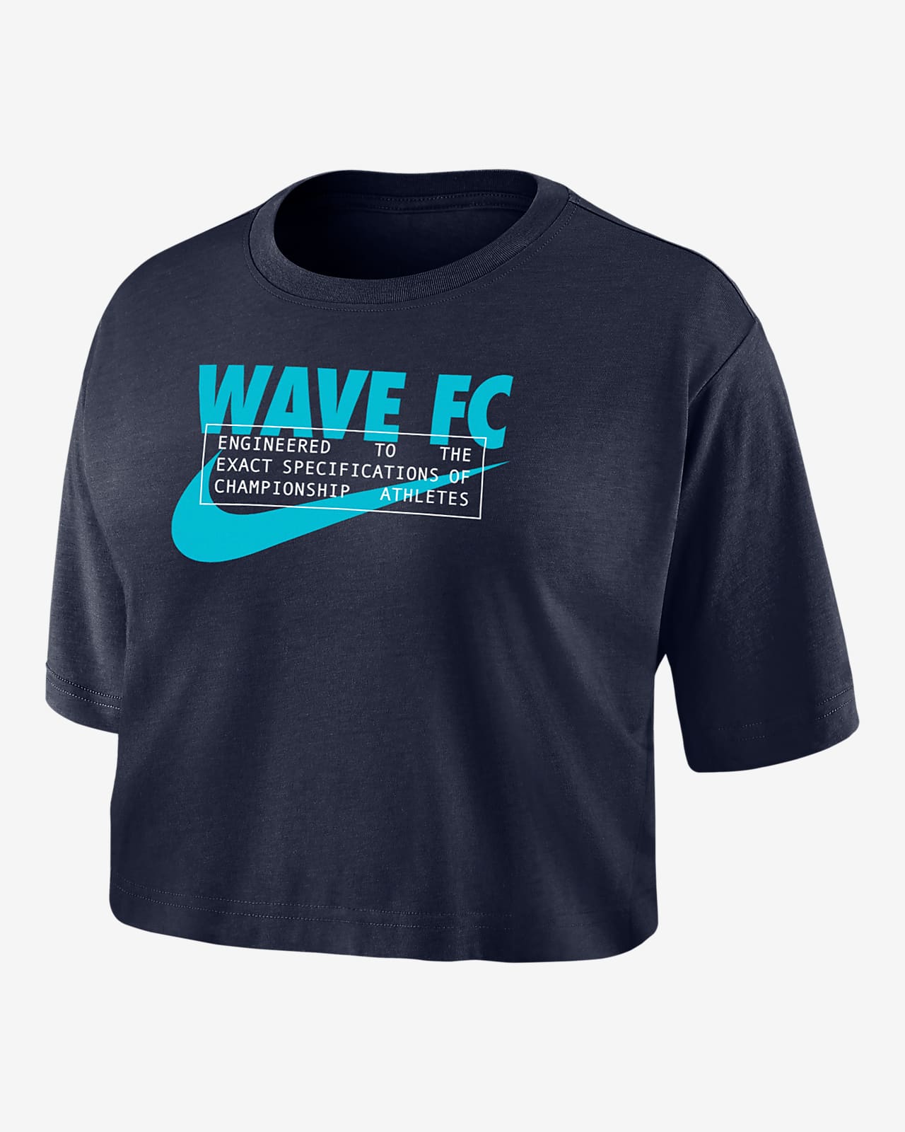 San Diego Wave Women's Nike Dri-FIT Soccer Cropped T-Shirt