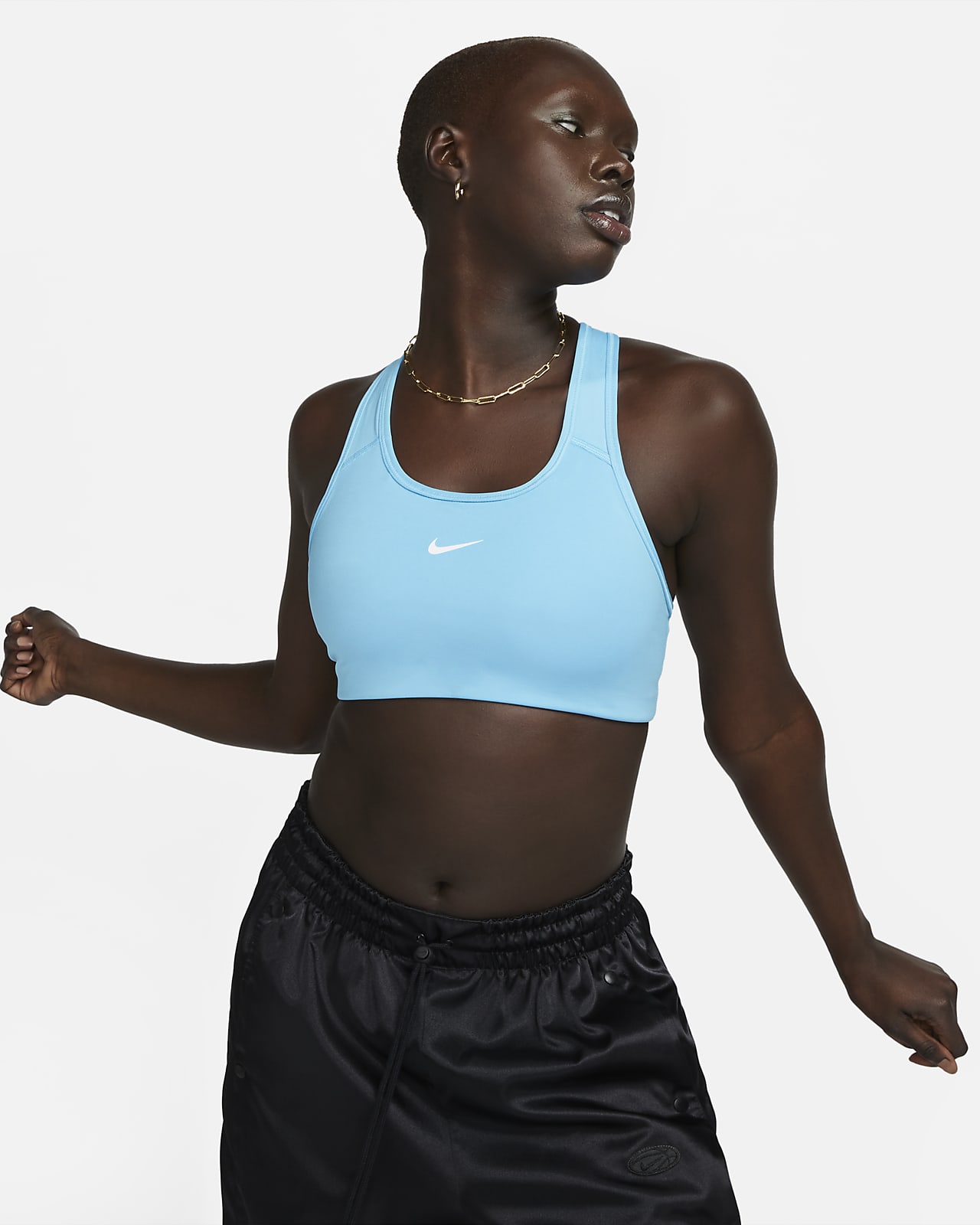 Nike Swoosh Women's Medium-Support 1-Piece Pad Sports Bra
